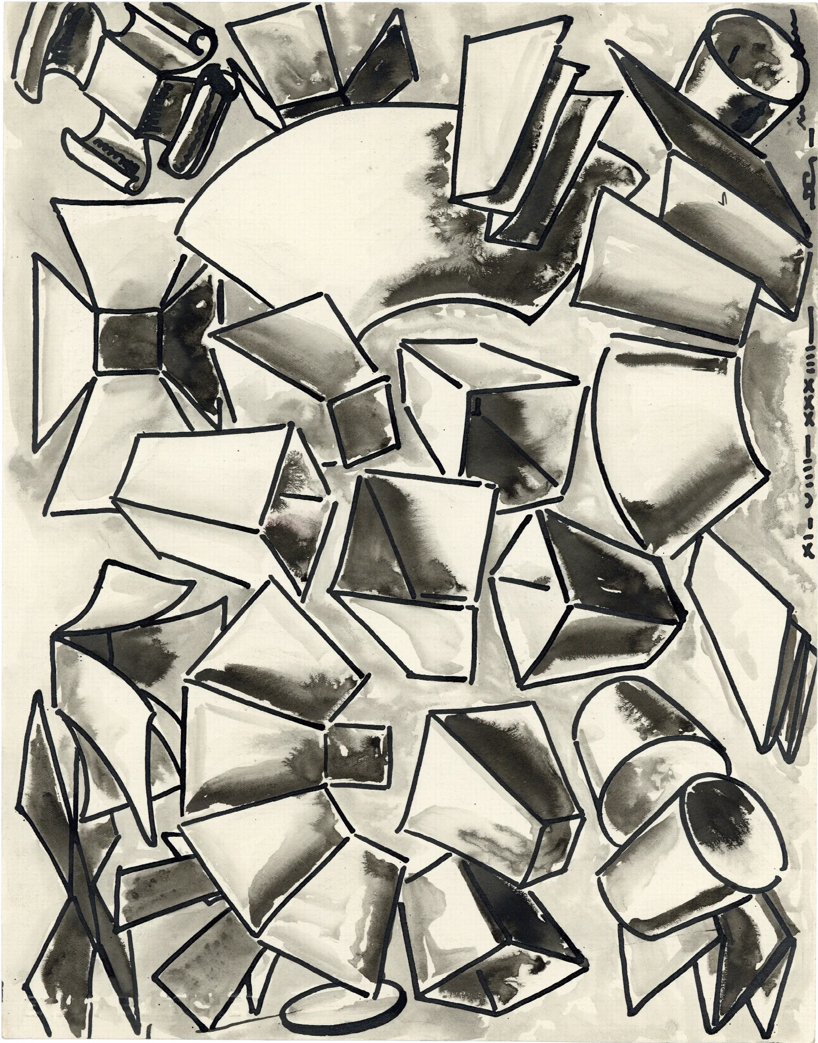 Diamant 10 Wall Art by Alfred Ost - Canvas Print