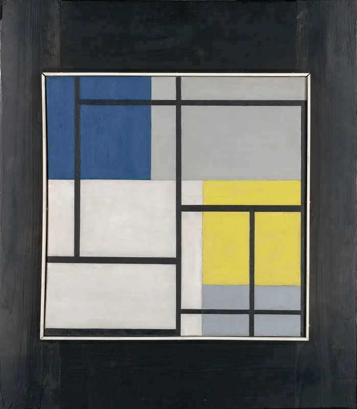Simultaneous Composition Wall Art by Theo van Doesburg - Canvas Print
