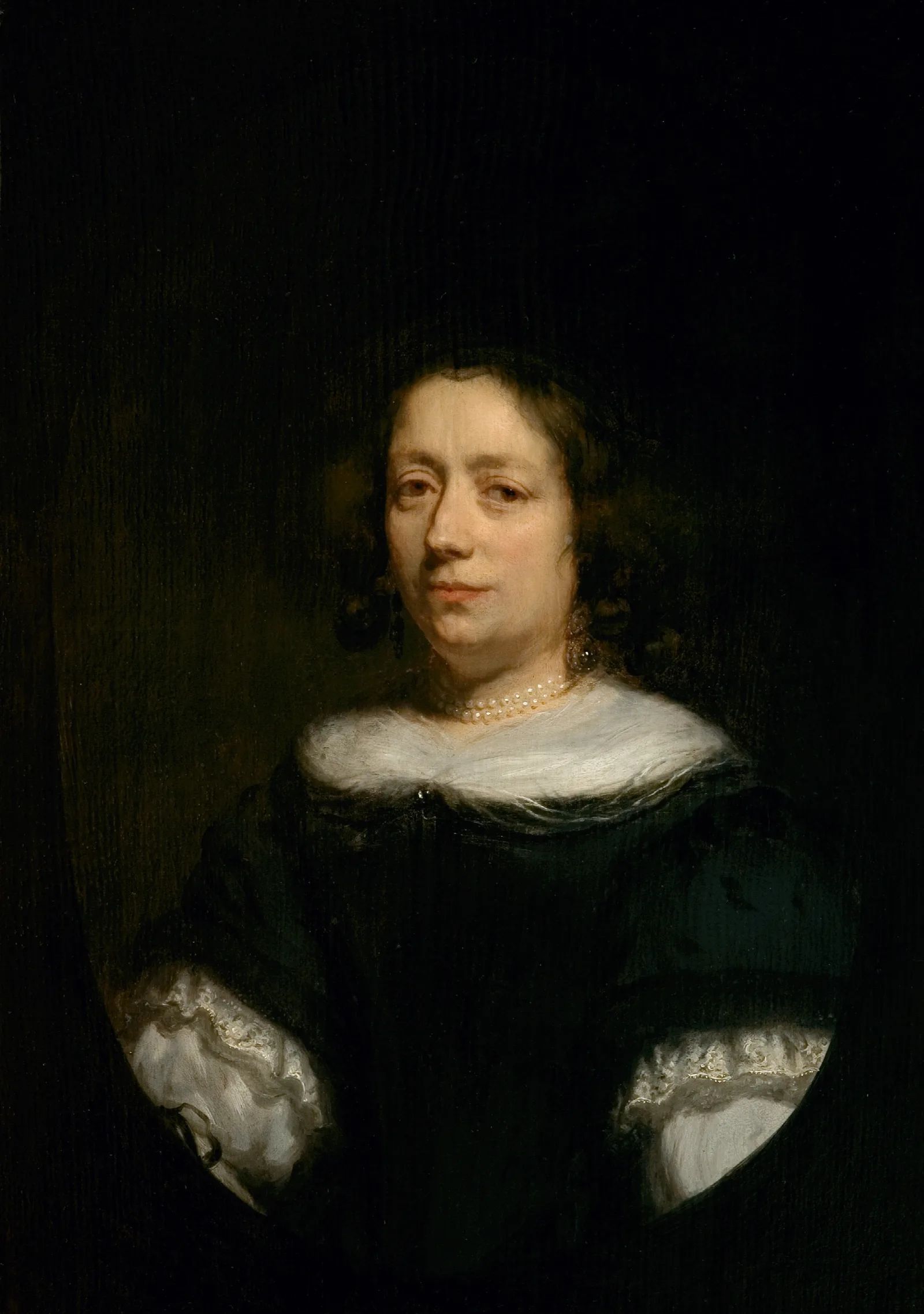 Portrait Of A Woman 158 Wall Art by Nicolaes Maes - Canvas Print