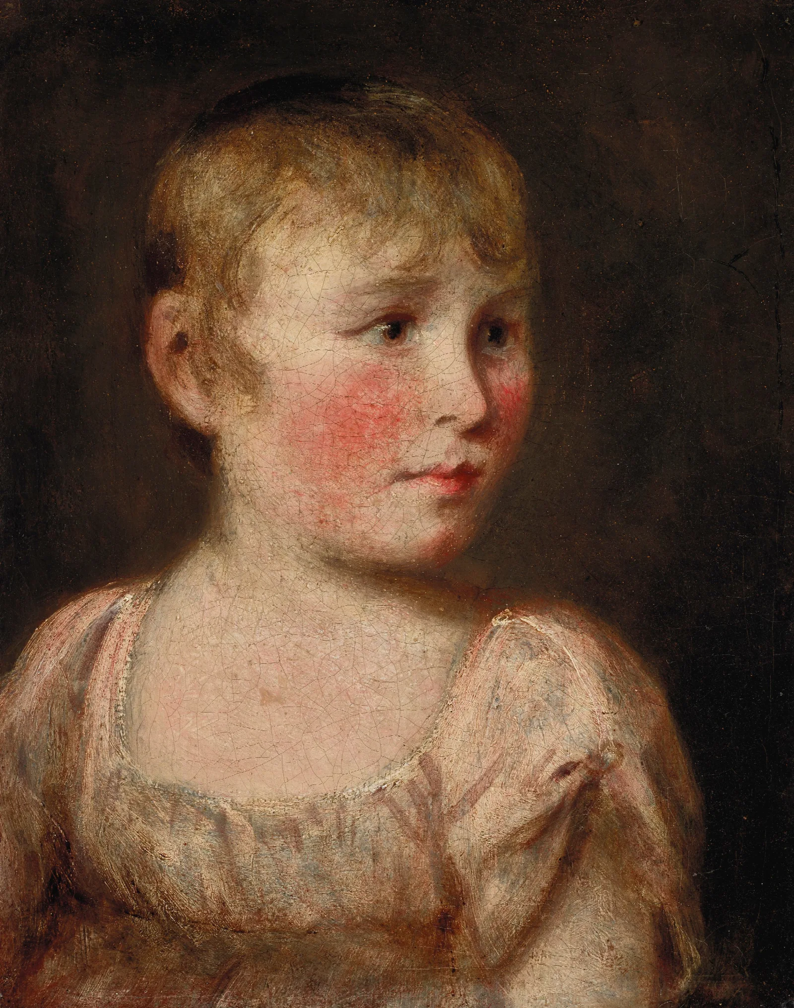 Portrait Of Eliza Lewis Wall Art by John Constable - Canvas Print