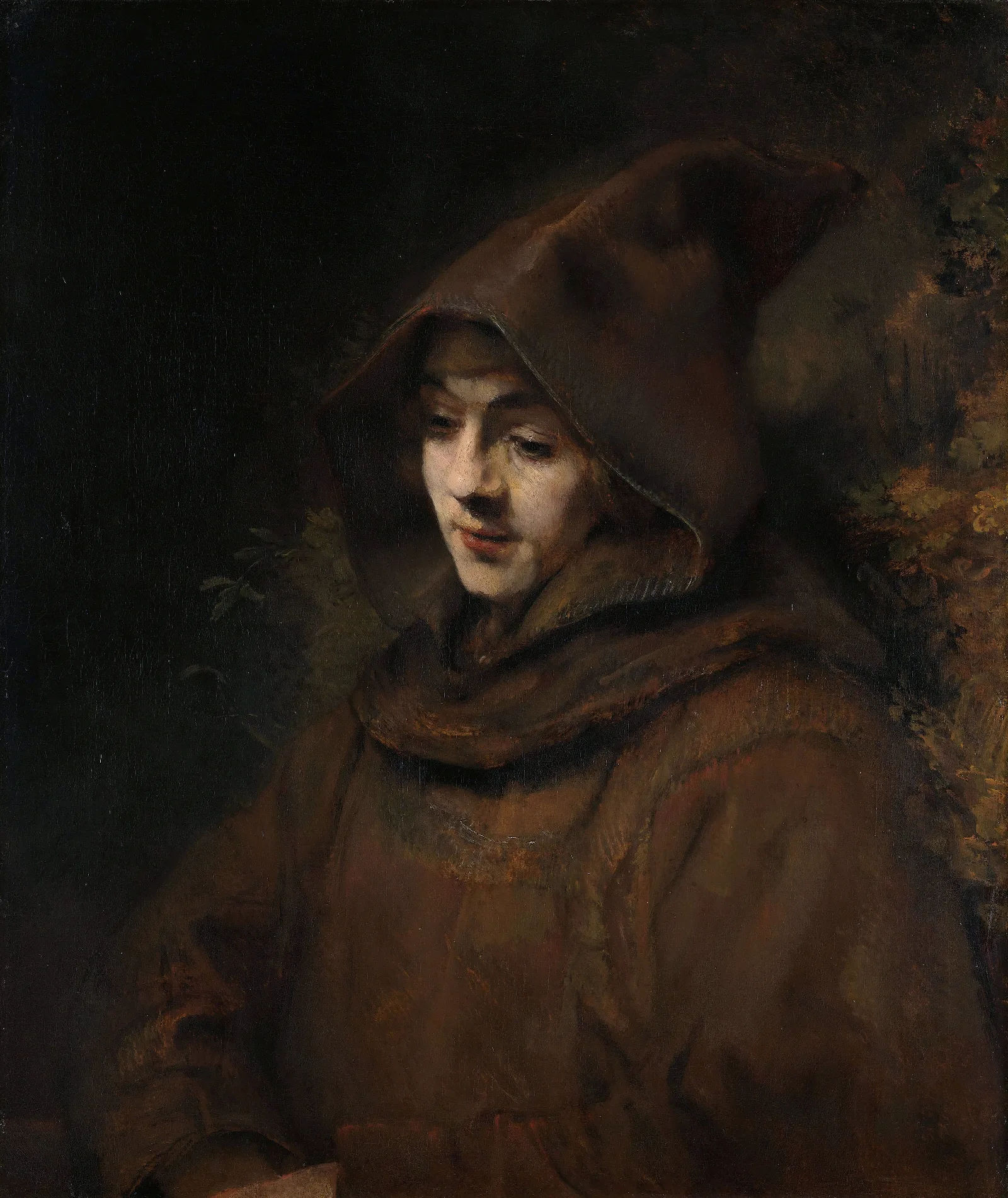 Titus In A Monks Habit Wall Art by Rembrandt van Rijn - Canvas Print