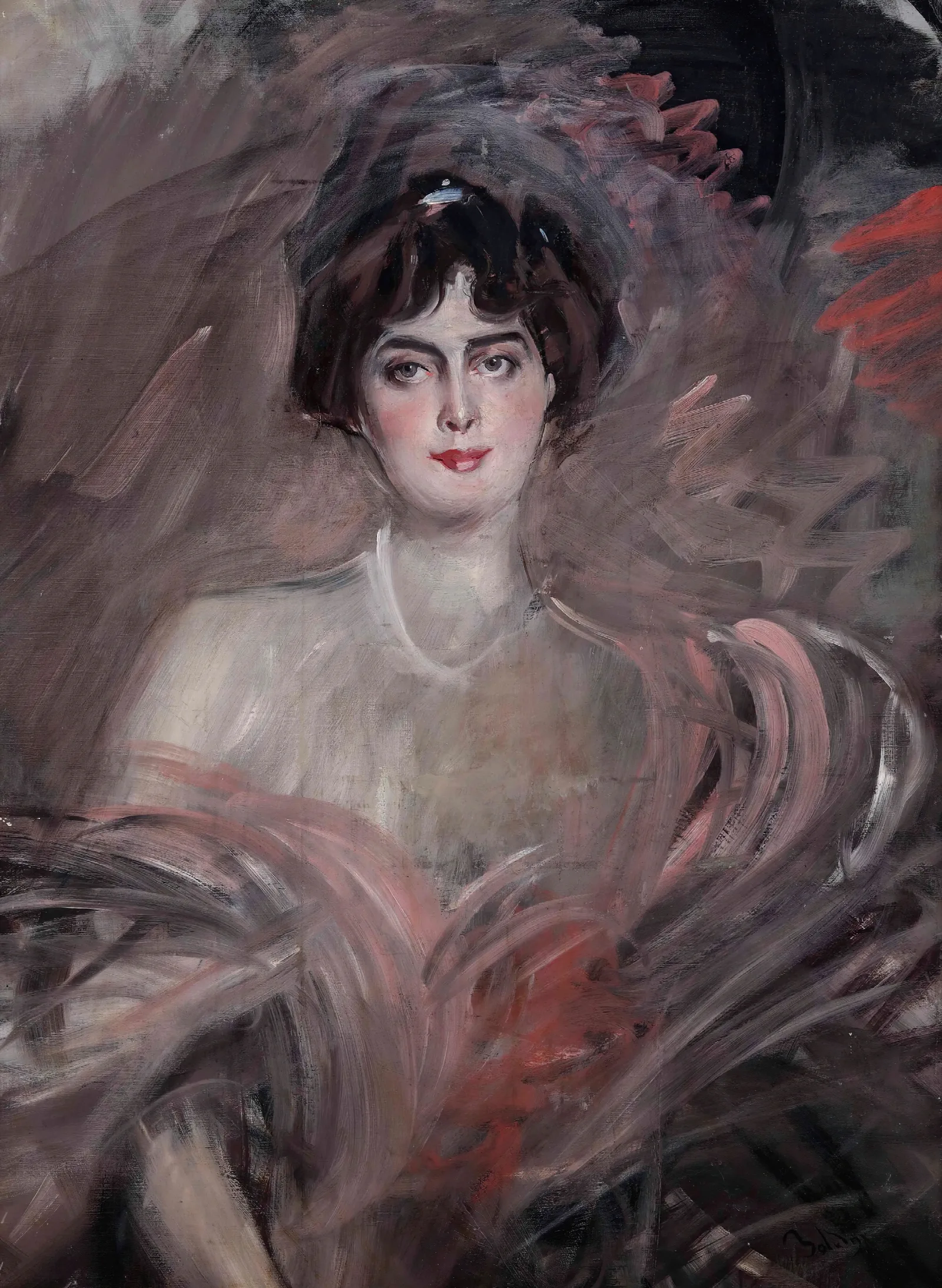 Ritratto Di Mademoiselle Emilienne Le Roy Wall Art by Giovanni Boldini - Canvas Print