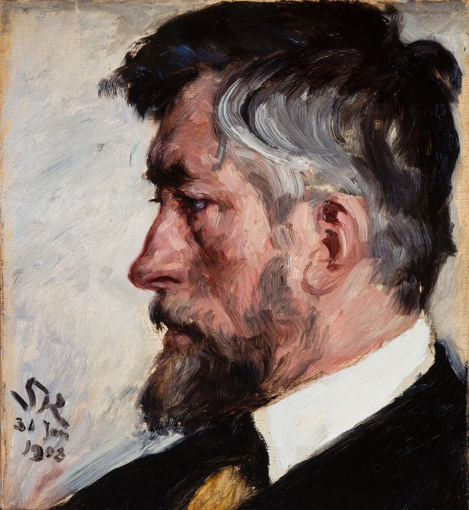 J F Willumsen Wall Art by Peder Severin Krøyer - Canvas Print