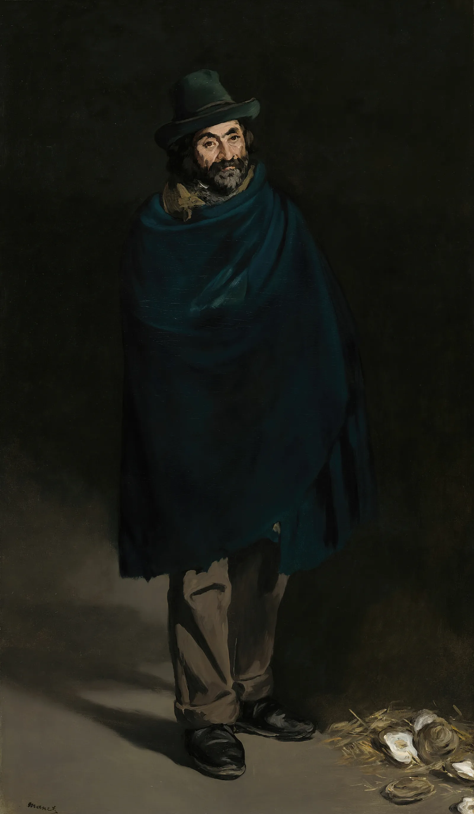 Beggar With Oysters Philosopher Wall Art by Édouard Manet - Canvas Print