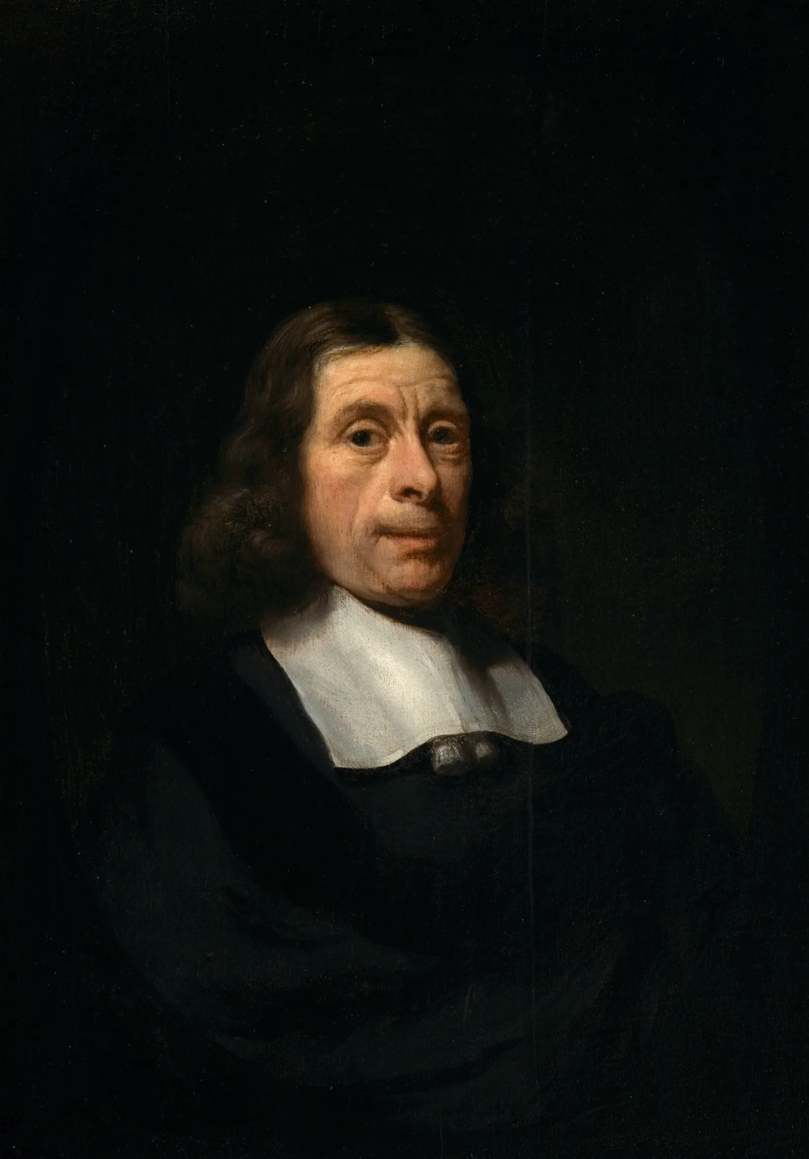 Portrait Of A Man 206 Wall Art by Nicolaes Maes - Canvas Print