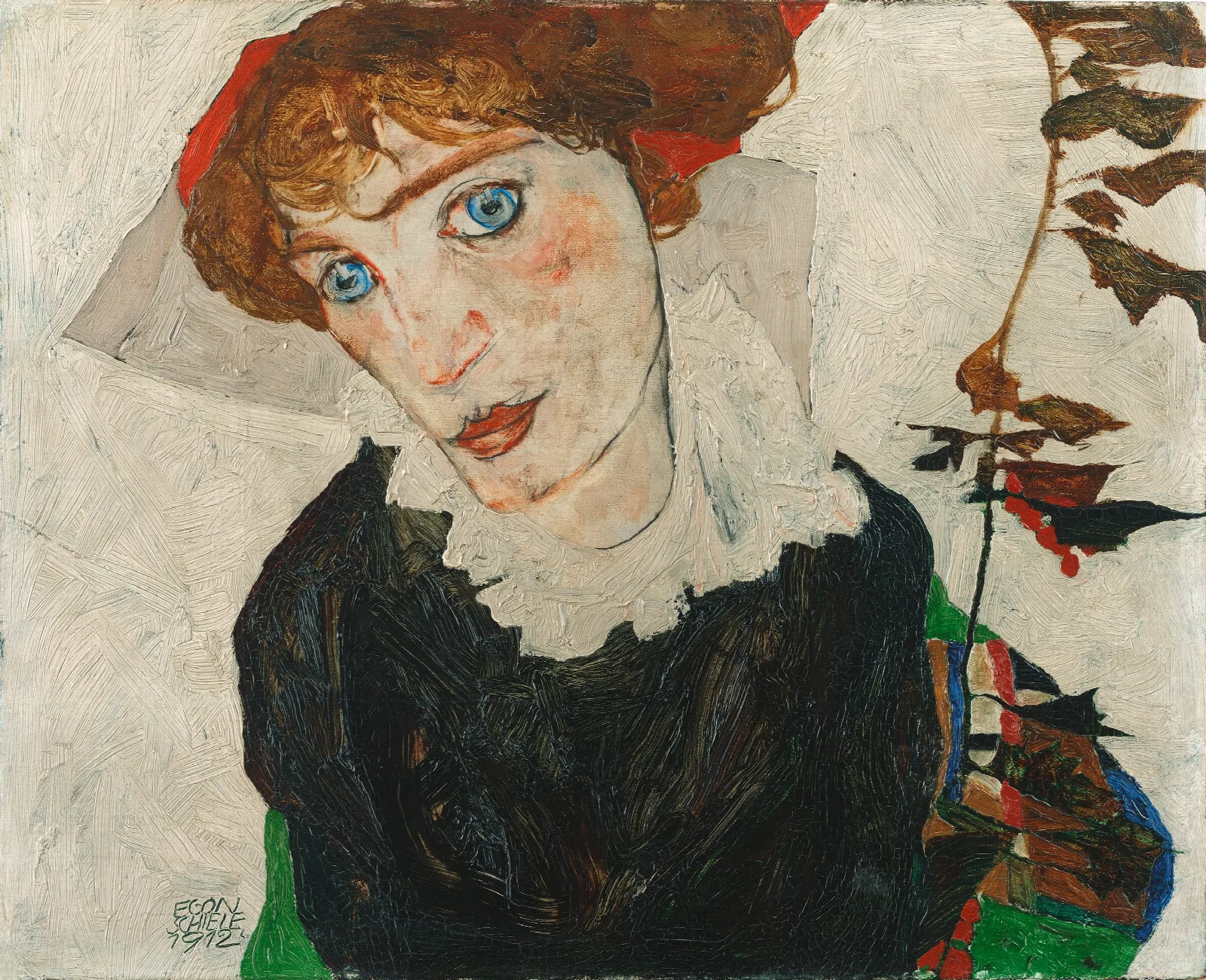 Portrait Of Wally Neuzil Wall Art by Egon Schiele - Canvas Print