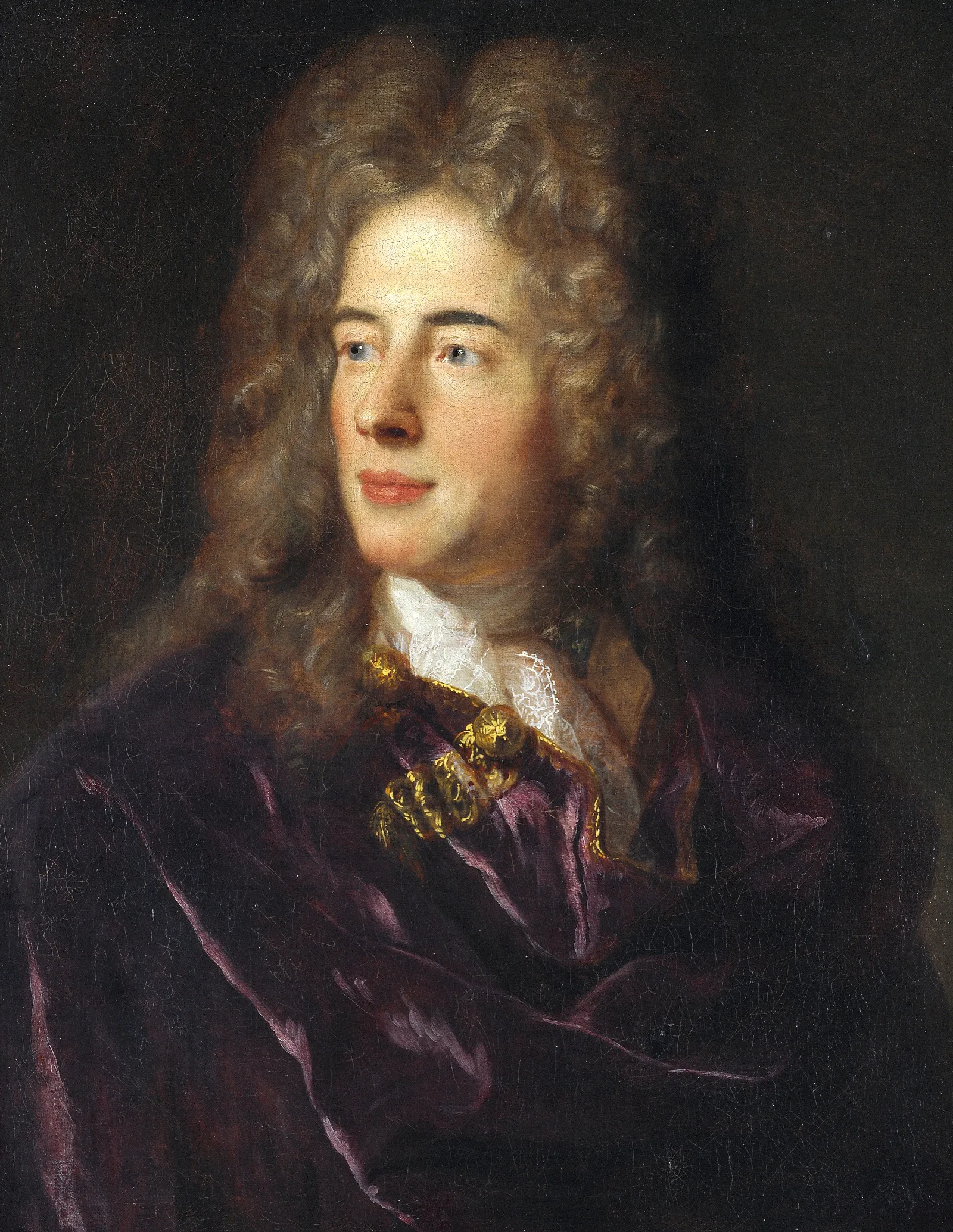 Portraet Af Miniaturemaler Jacques Antoine Arlaud Wall Art by Jean-François de Troy - Canvas Print