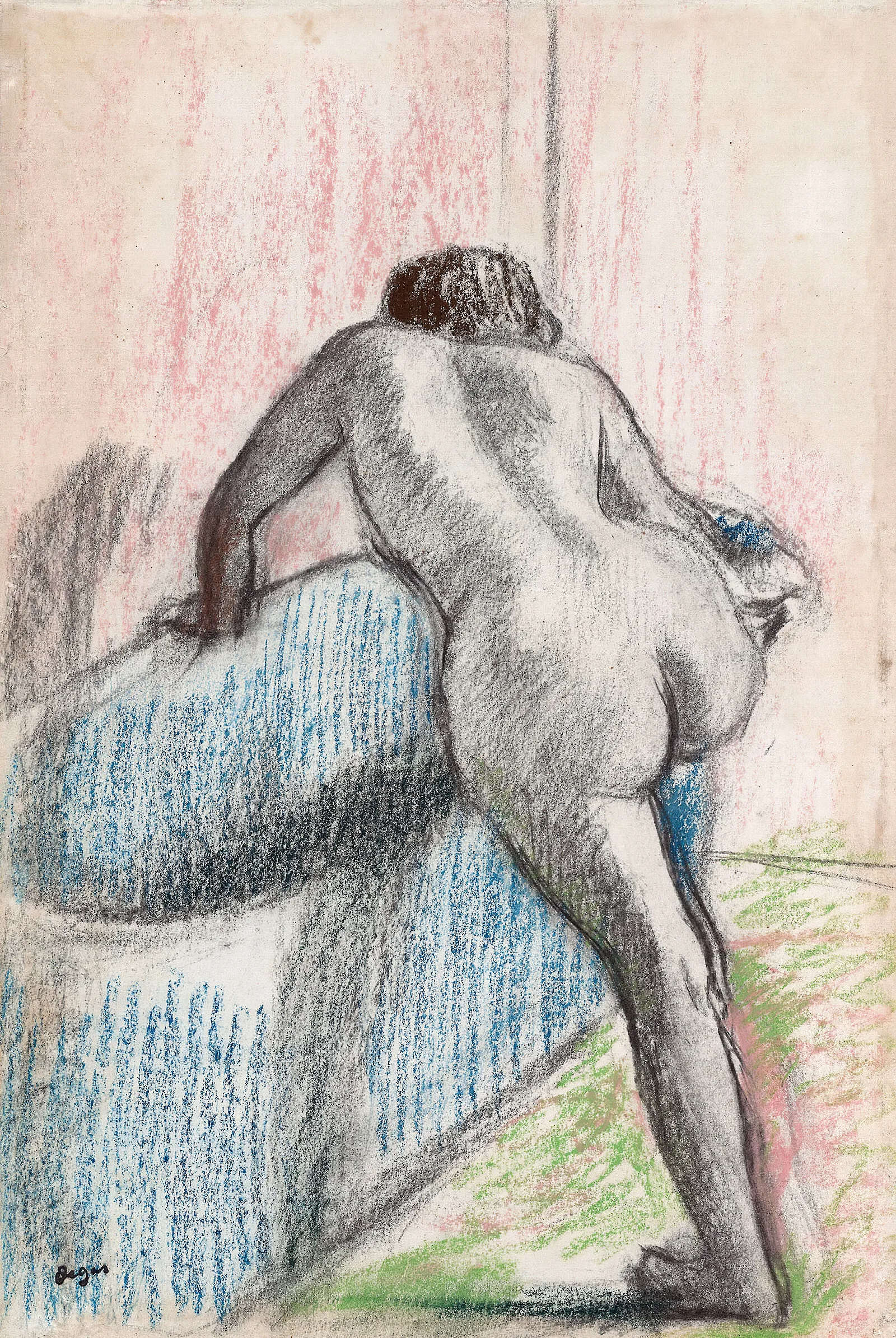 The Bath 2 Wall Art by Edgar Degas - Canvas Print