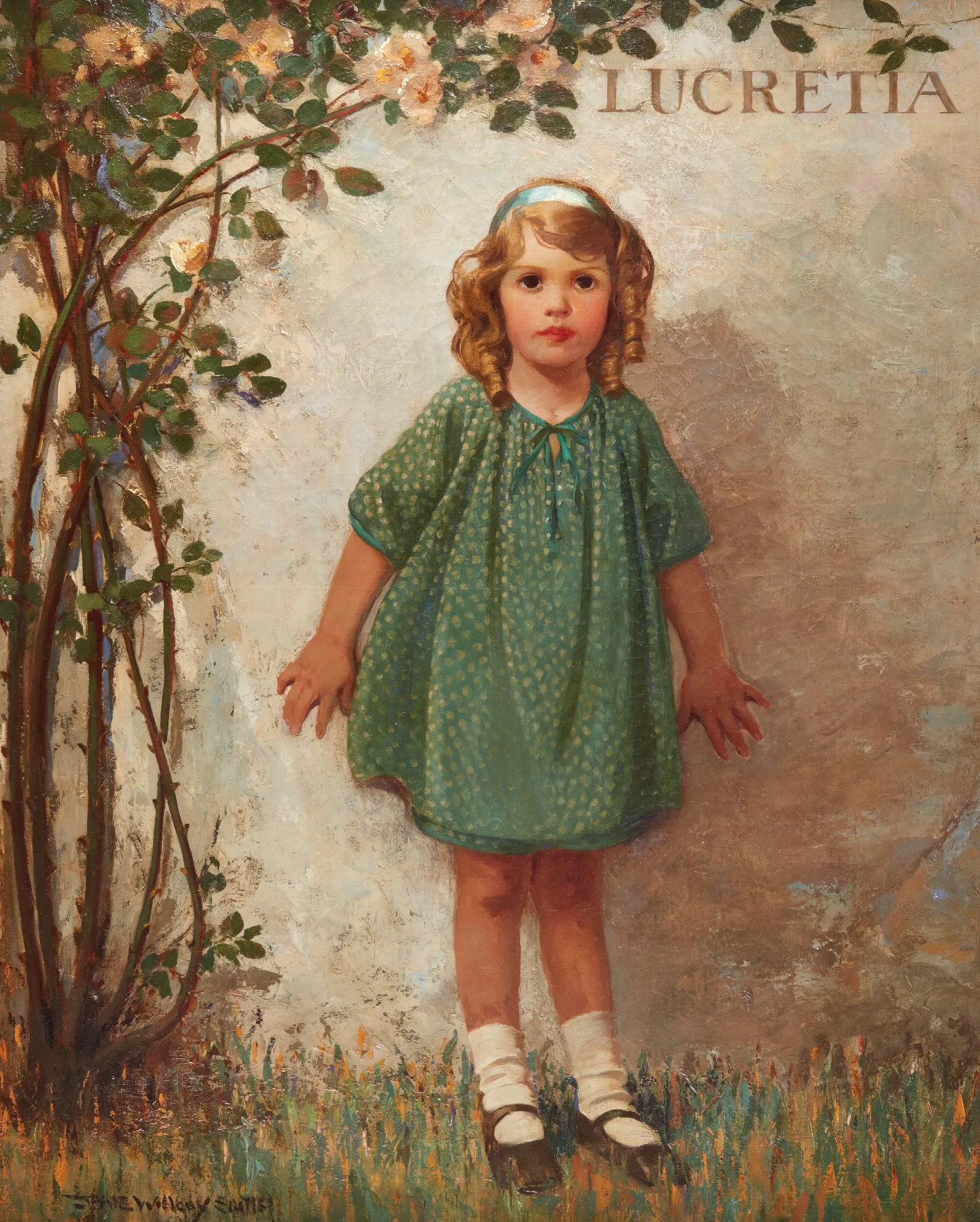 Lucretia 24 Wall Art by Jessie Willcox Smith - Canvas Print