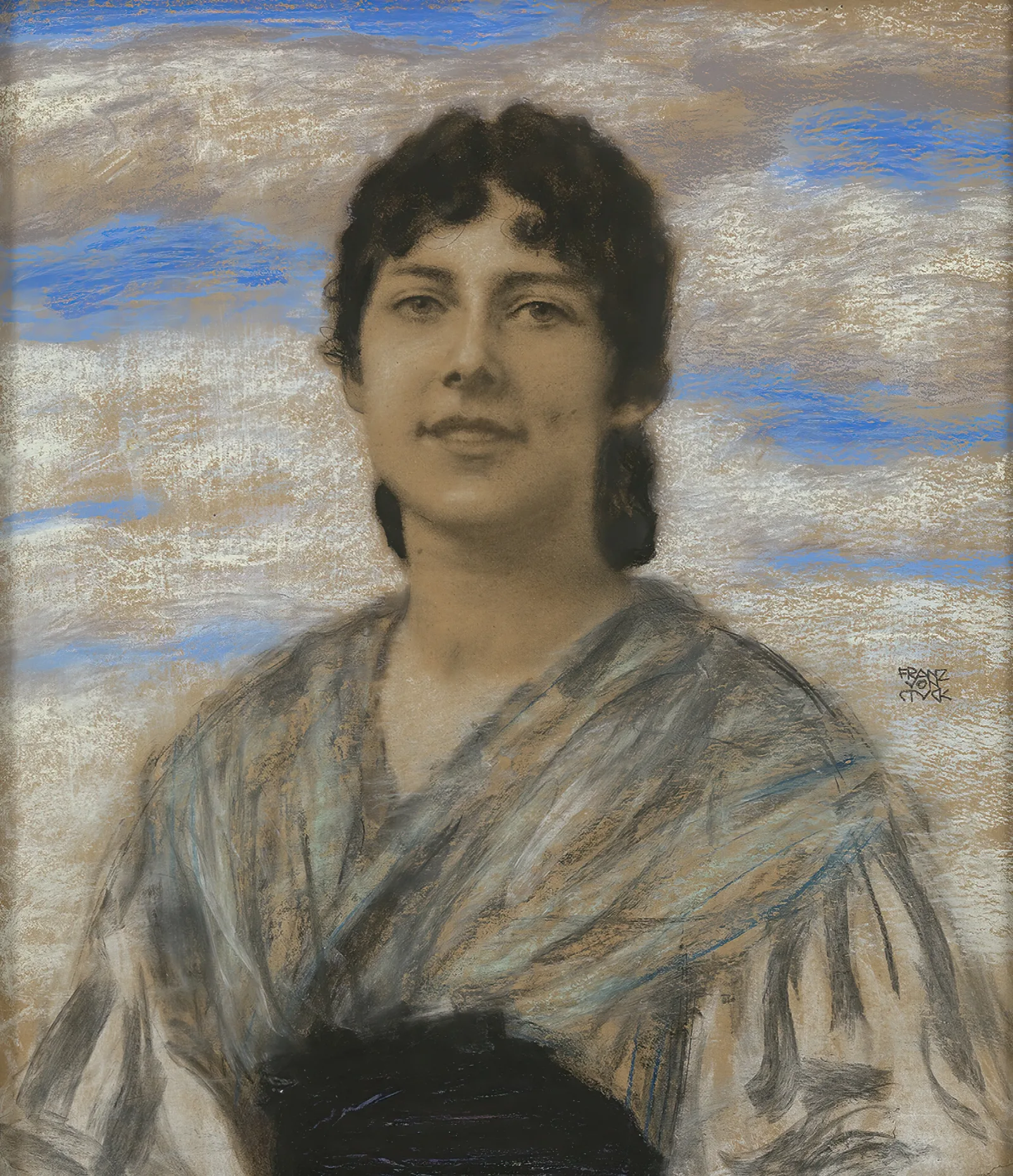 Mary Von Stuck 3 Wall Art by Franz von Stuck - Canvas Print