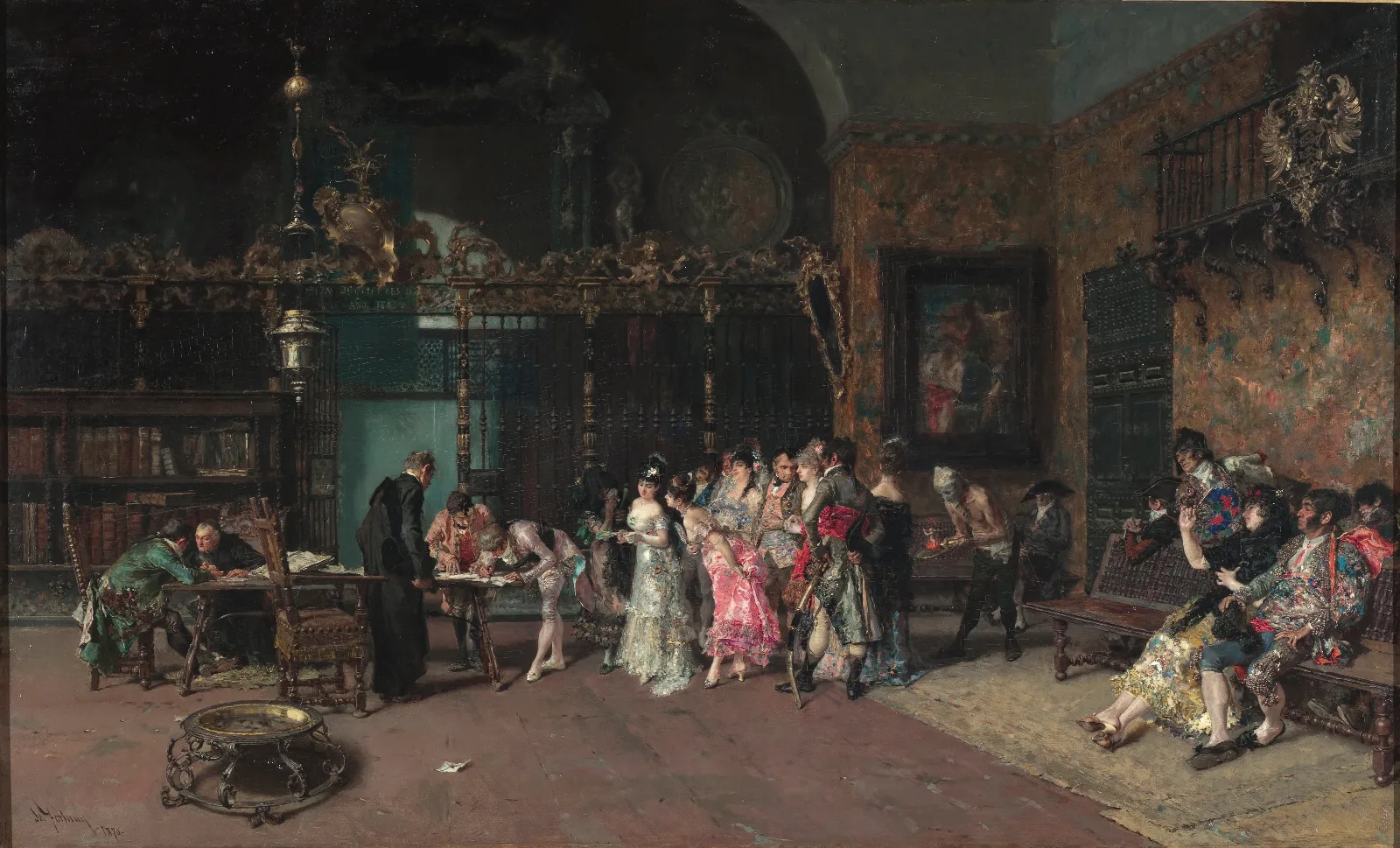 The Spanish Wedding Wall Art by Mariano Fortuny Marsal - Canvas Print