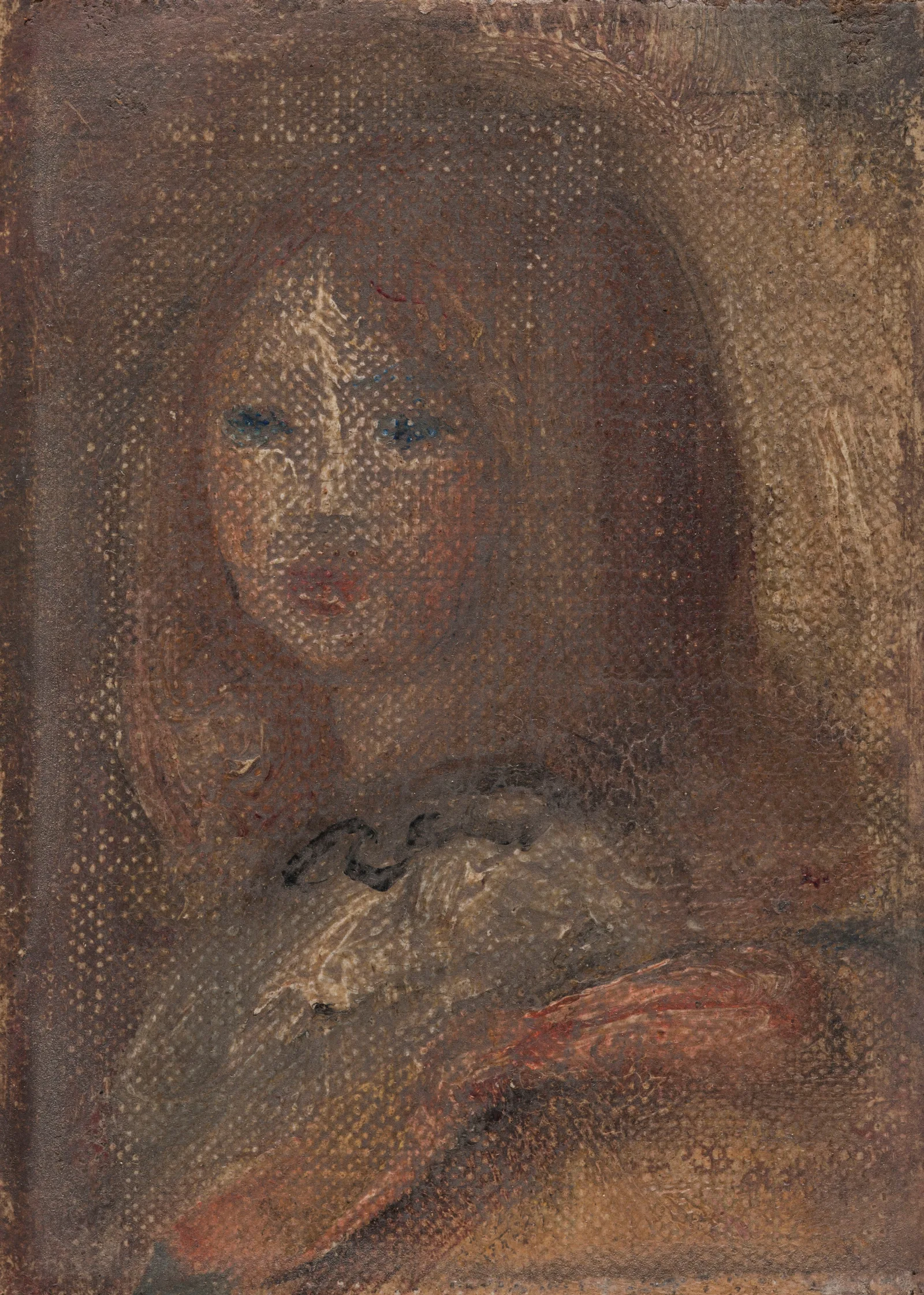 Tete De Fillette 3 Wall Art by Pierre-Auguste Renoir - Canvas Print