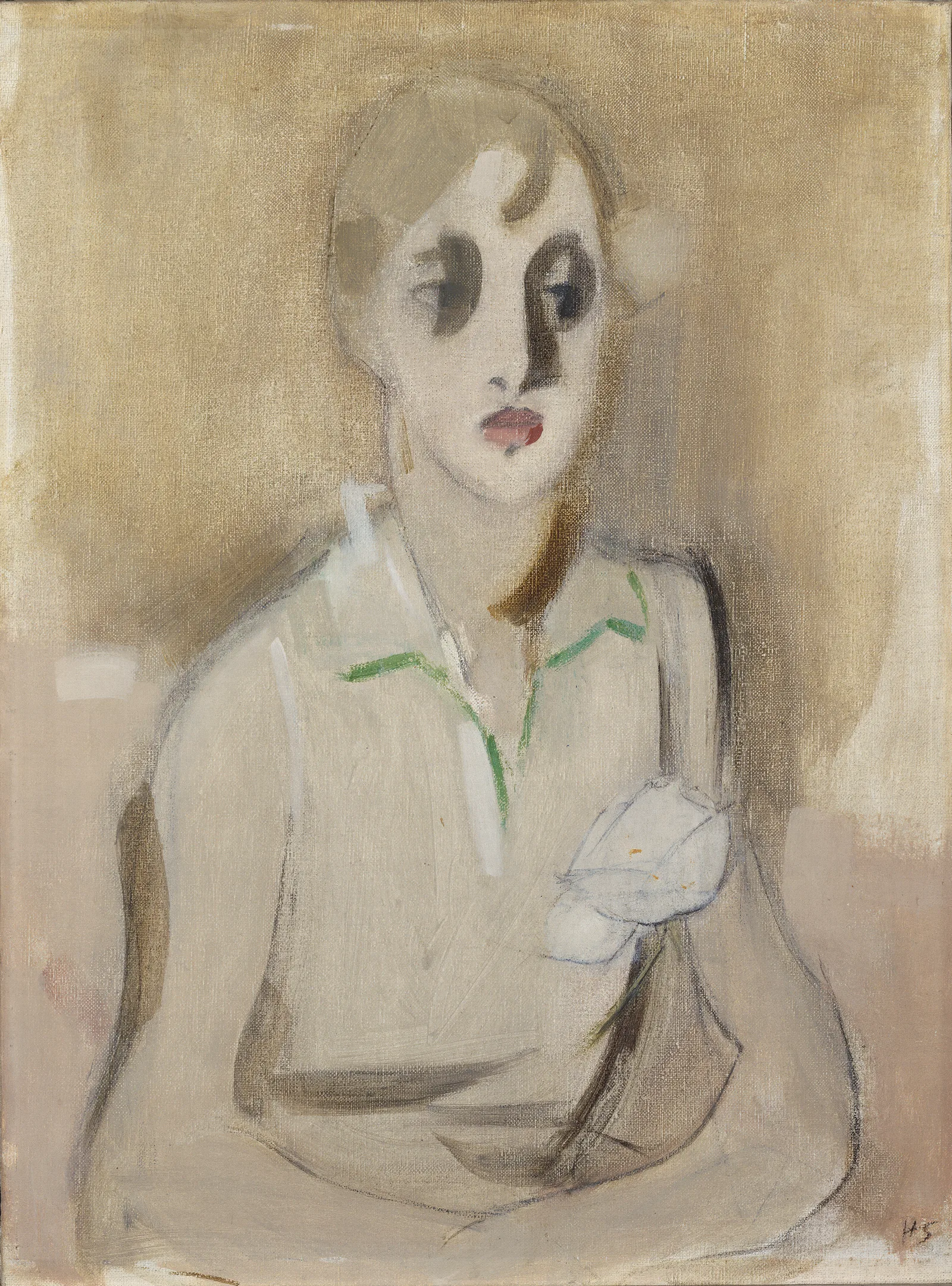 Modern Schoolgirl Wall Art by Helene Schjerfbeck - Canvas Print