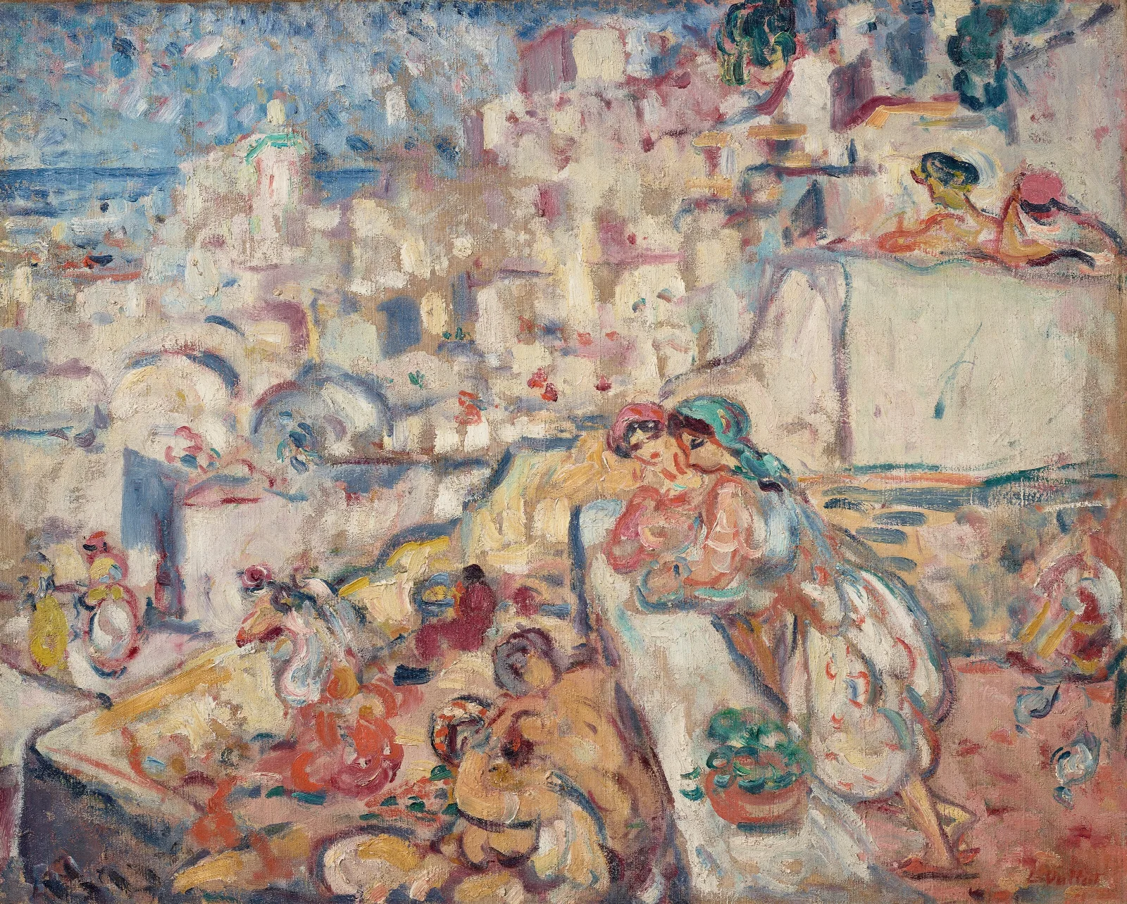 Alger La Casbah Wall Art by Louis Valtat - Canvas Print