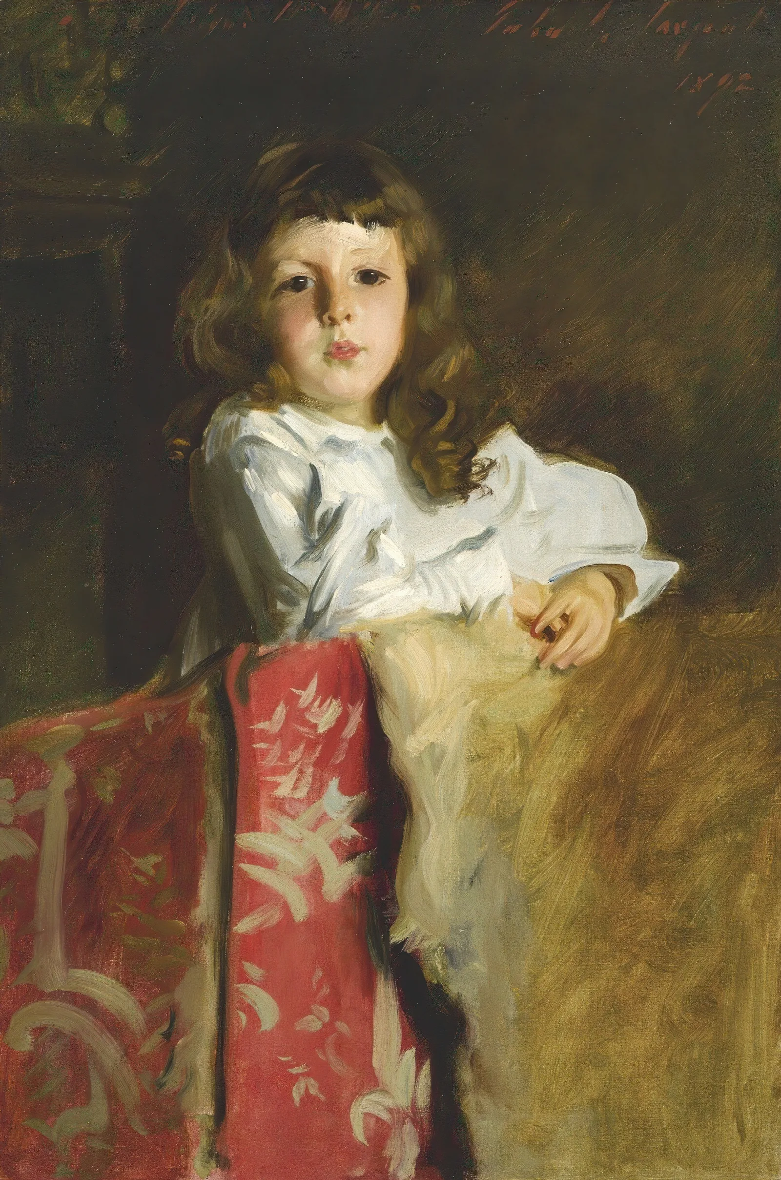 Portrait Of John Alfred Parsons Millet Wall Art by John Singer Sargent - Canvas Print