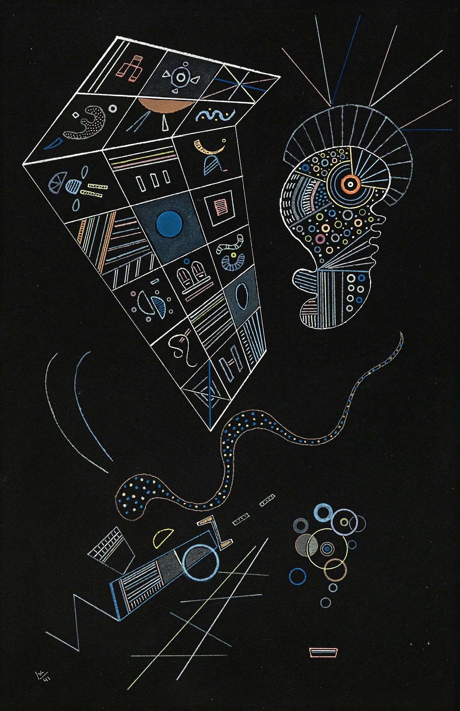 Ohne Titel 39 Wall Art by Wassily Kandinsky - Canvas Print