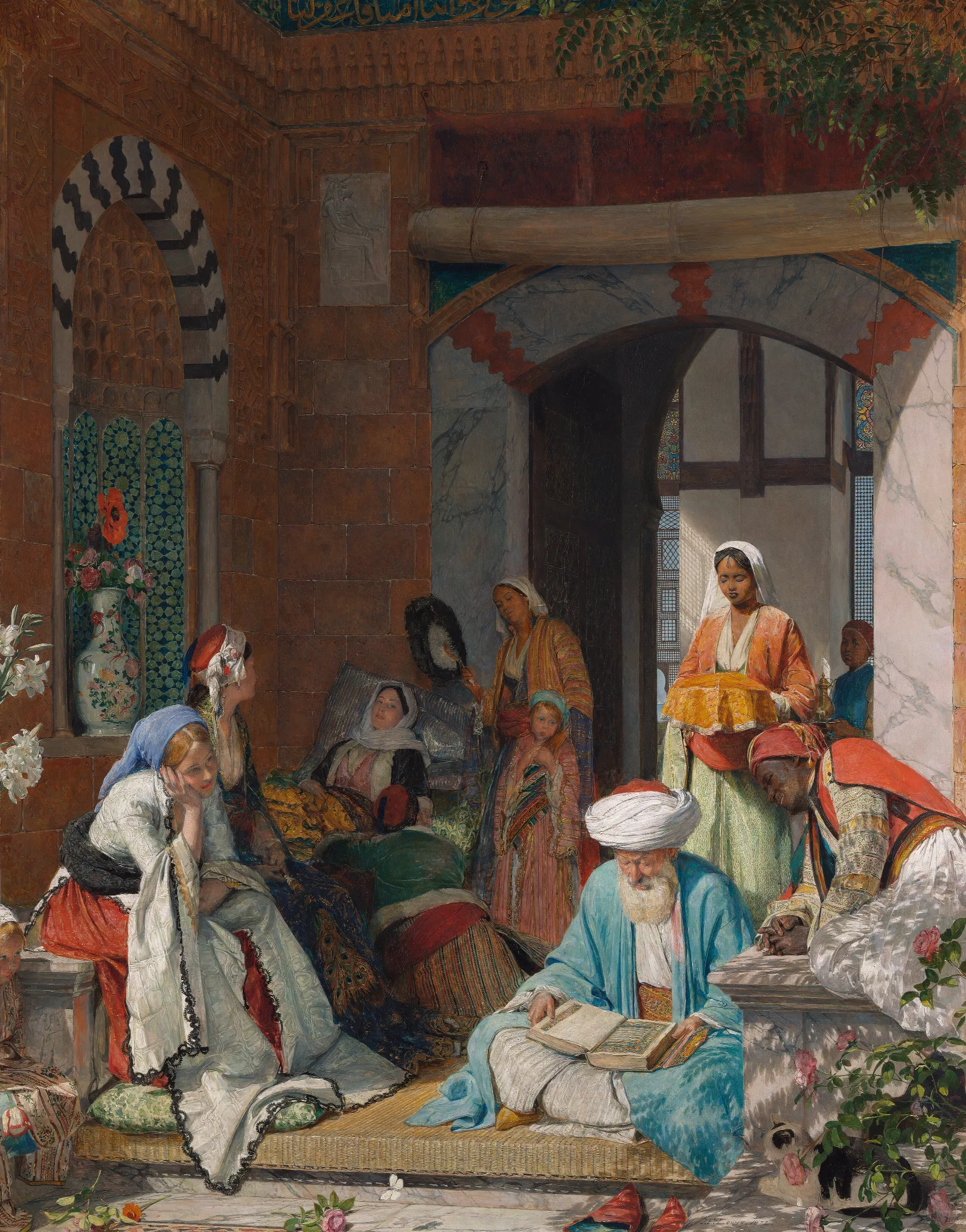 And The Prayer Of Faith Shall Save The Sick Wall Art by John Frederick Lewis - Canvas Print