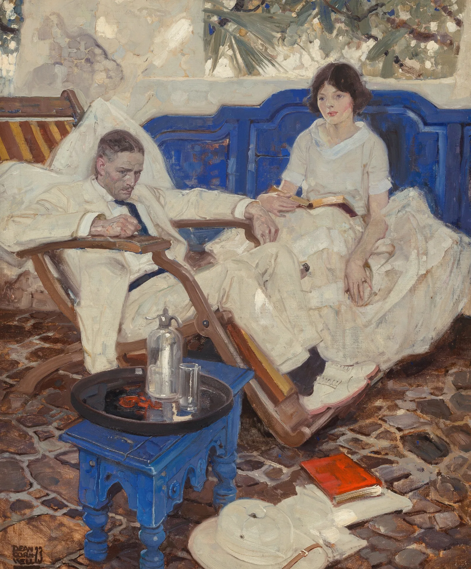 Gad Said Heseltine To Peril If The Doctor Can Only Keep Me Going Long Enough Wall Art by Dean Cornwell - Canvas Print