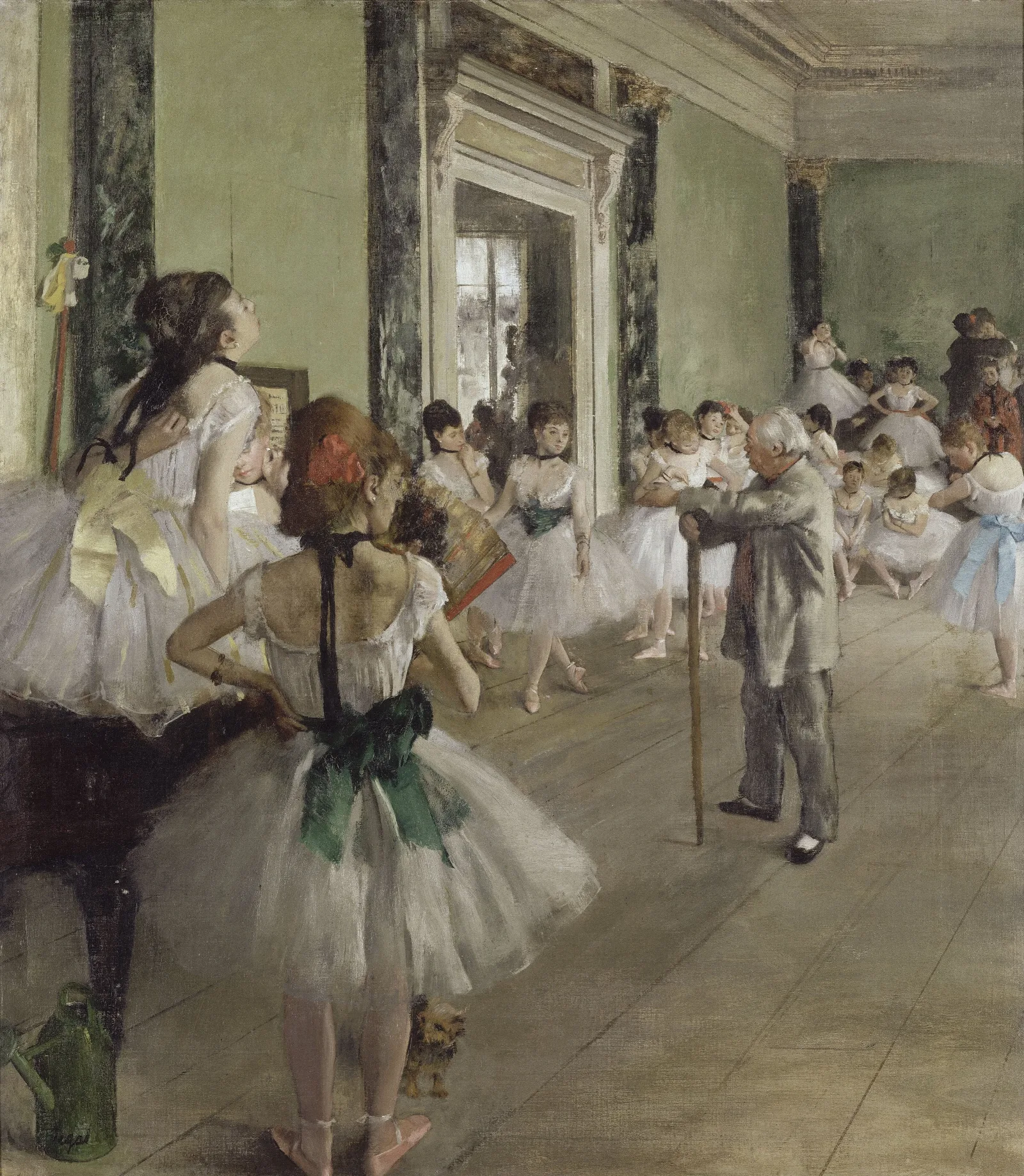 The Ballet Class Wall Art by Edgar Degas - Canvas Print