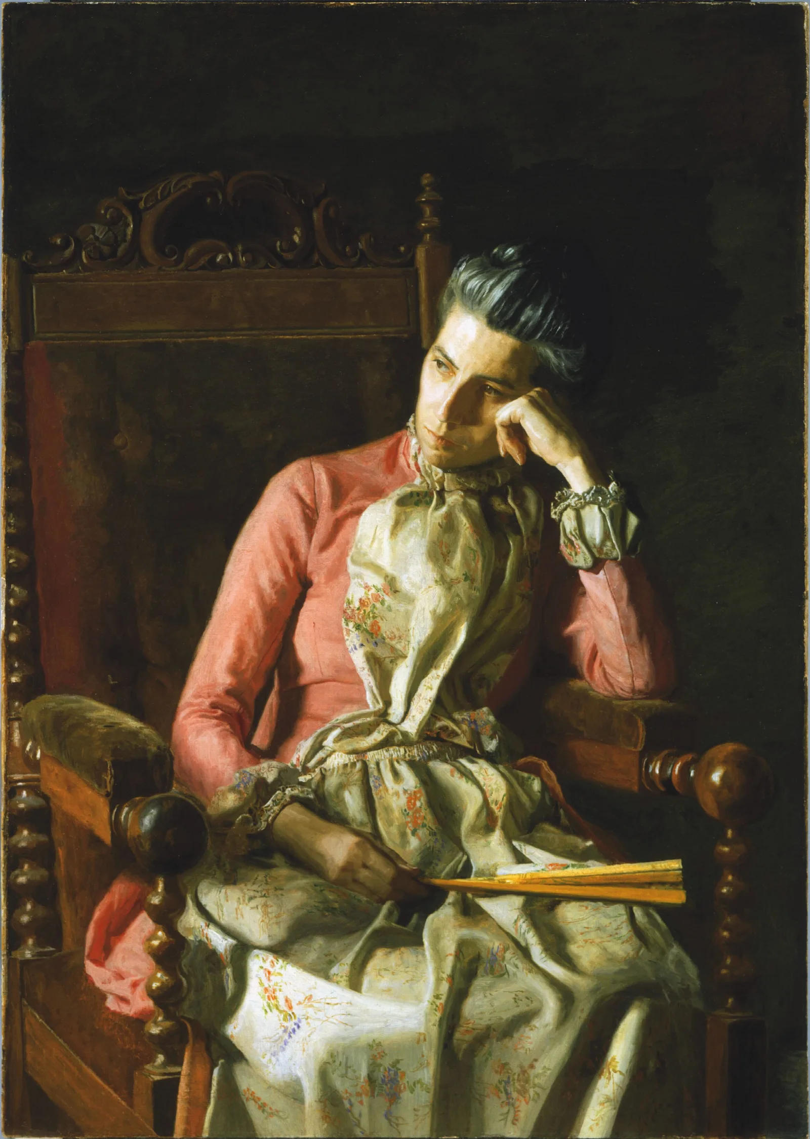 Miss Amelia Van Buren Wall Art by Thomas Eakins - Canvas Print