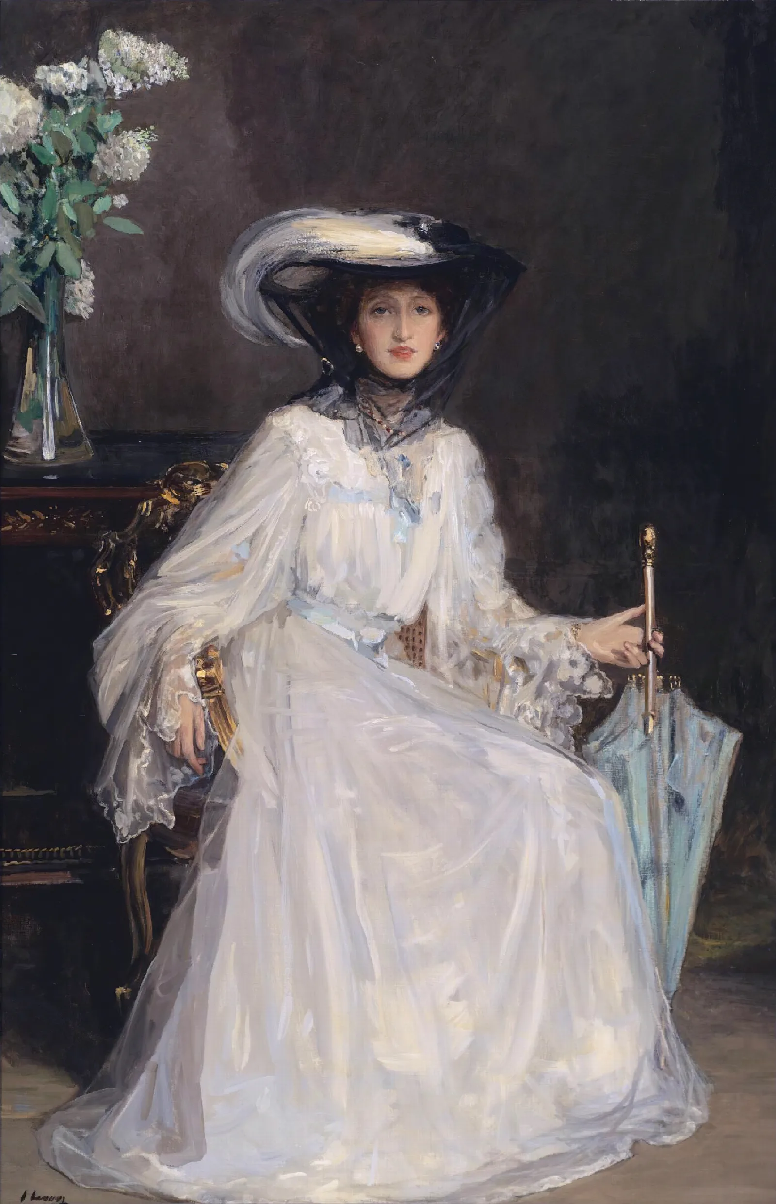 Evelyn Farquhar Wall Art by Sir John Lavery - Canvas Print