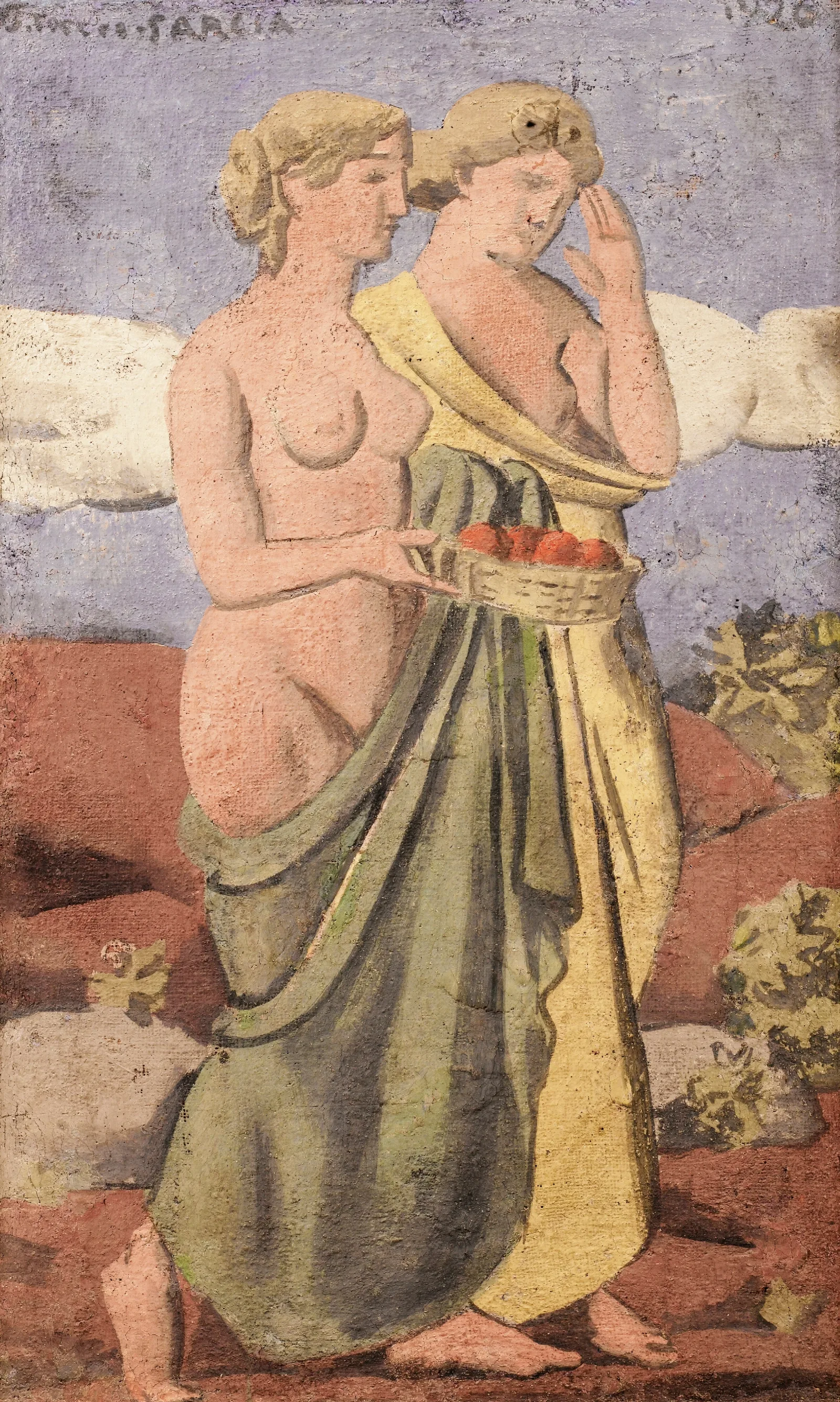 Mujeres Wall Art by Joaquín Torres-García - Canvas Print