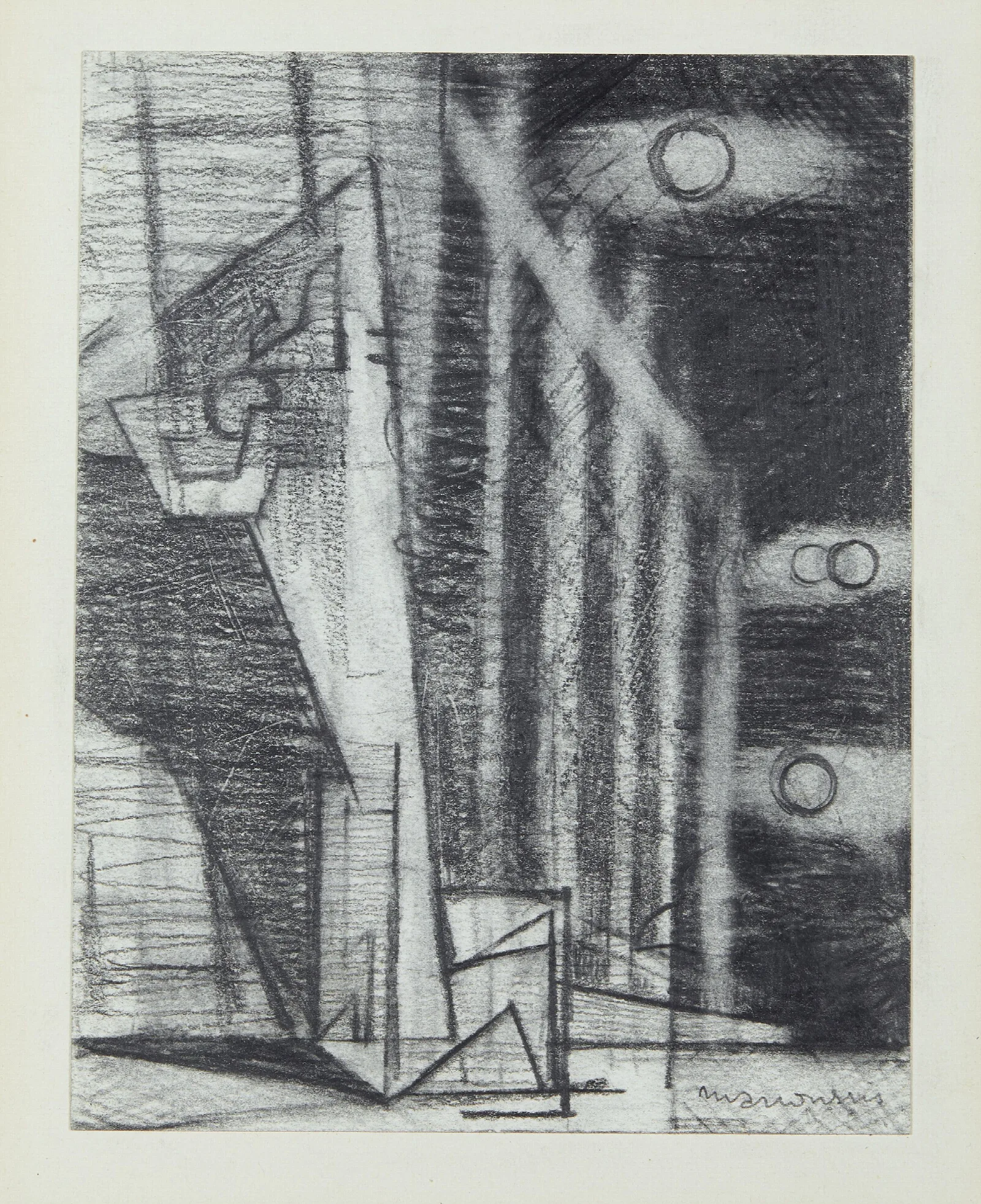 Plusieurs Lunes Wall Art by Louis Marcoussis - Canvas Print