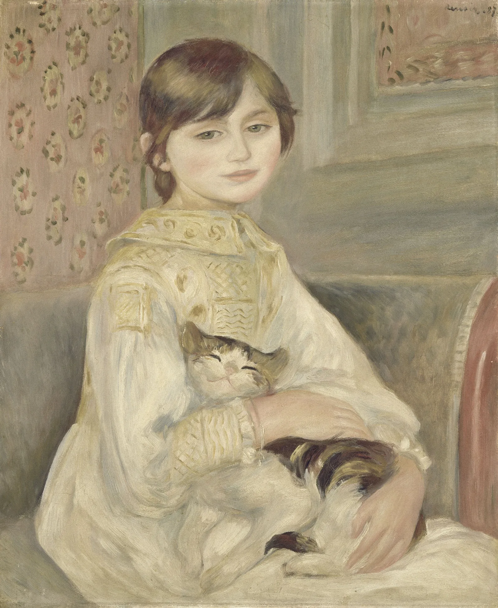 Julie Manet Wall Art by Pierre-Auguste Renoir - Canvas Print