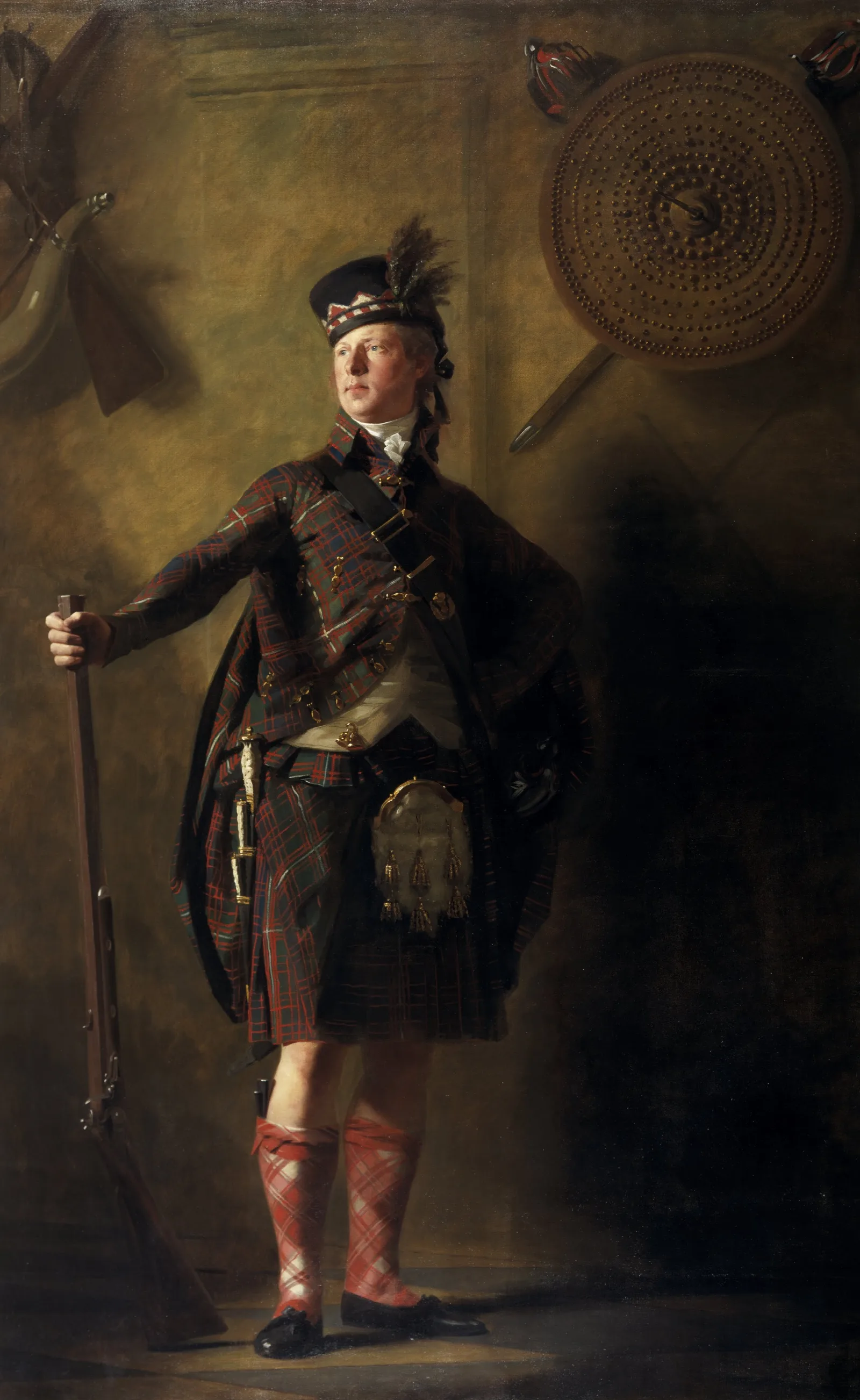 Colonel Alastair Ranaldson Macdonell Of Glengarry 1771 1828 Wall Art by Sir Henry Raeburn - Canvas Print