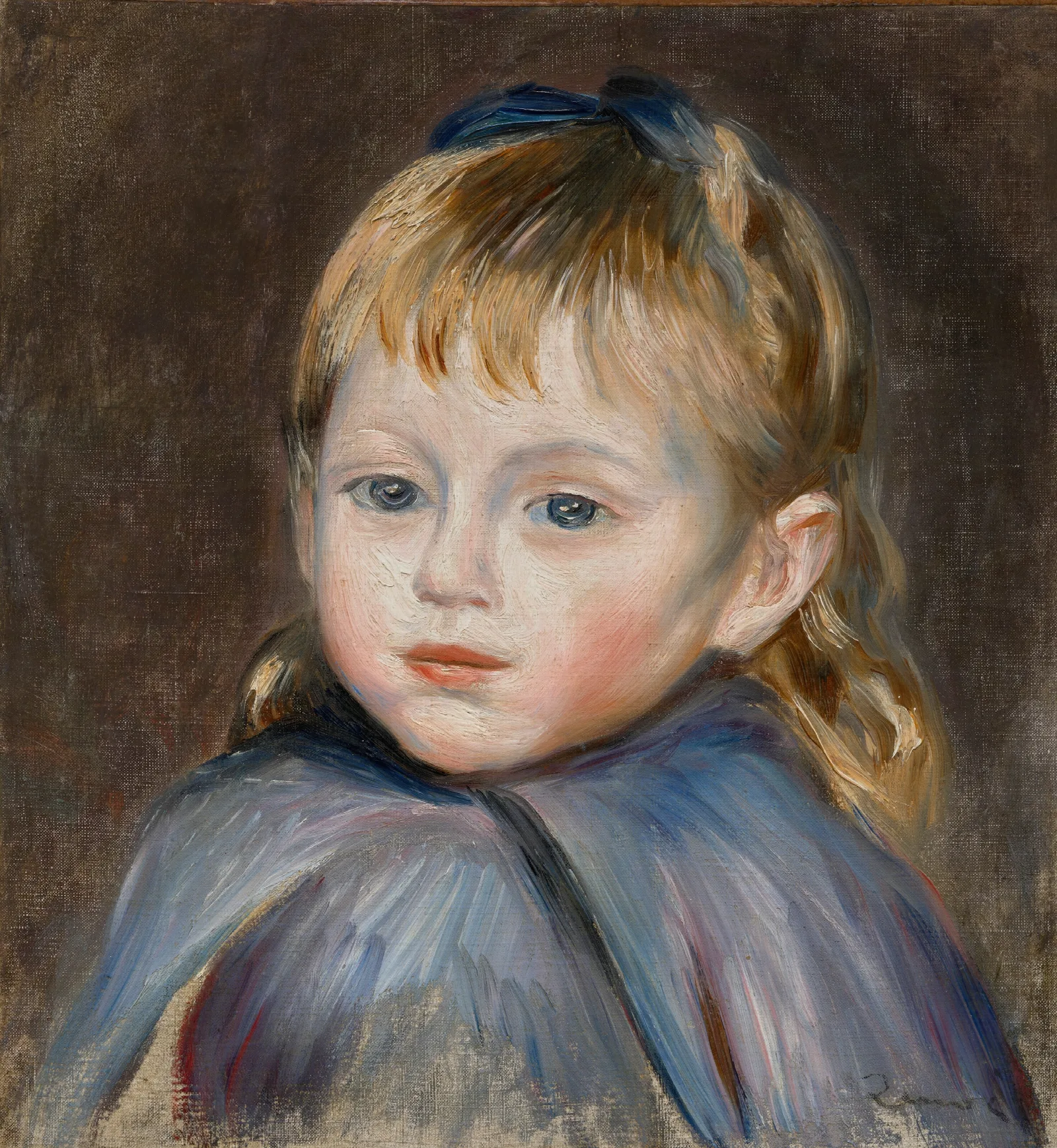Lenfant A La Capuche Wall Art by Pierre-Auguste Renoir - Canvas Print
