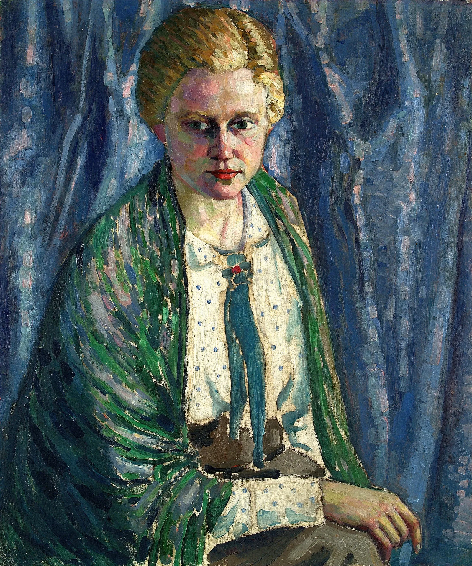 Alma Koskeli Portree Wall Art by Konrad Mägi - Canvas Print