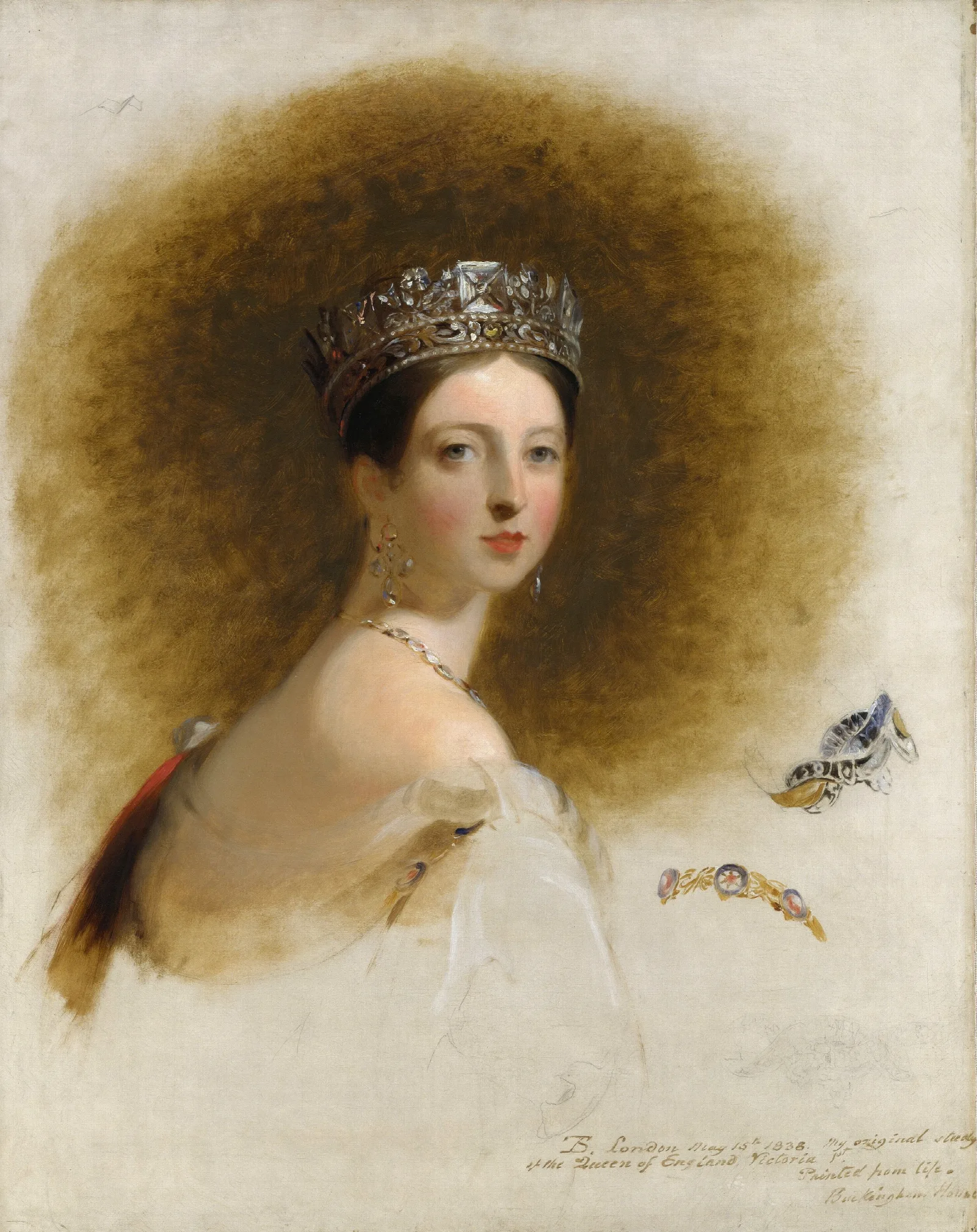 Queen Victoria Wall Art by Thomas Sully - Canvas Print