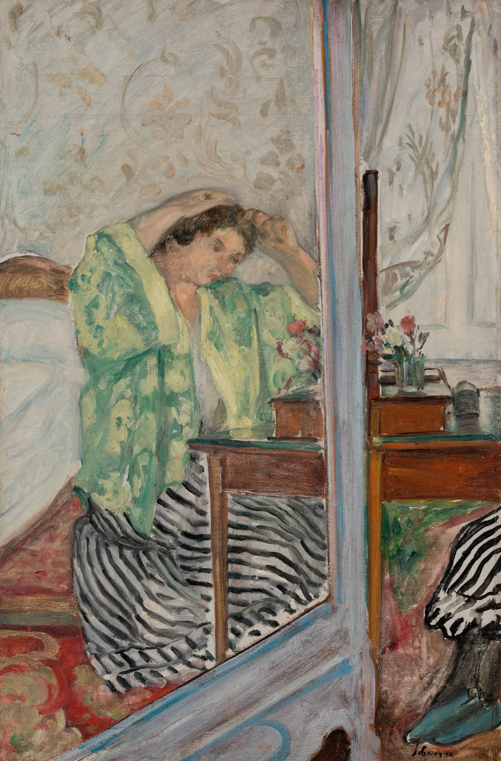 Femme A Sa Toilette 4 Wall Art by Henri Lebasque - Canvas Print