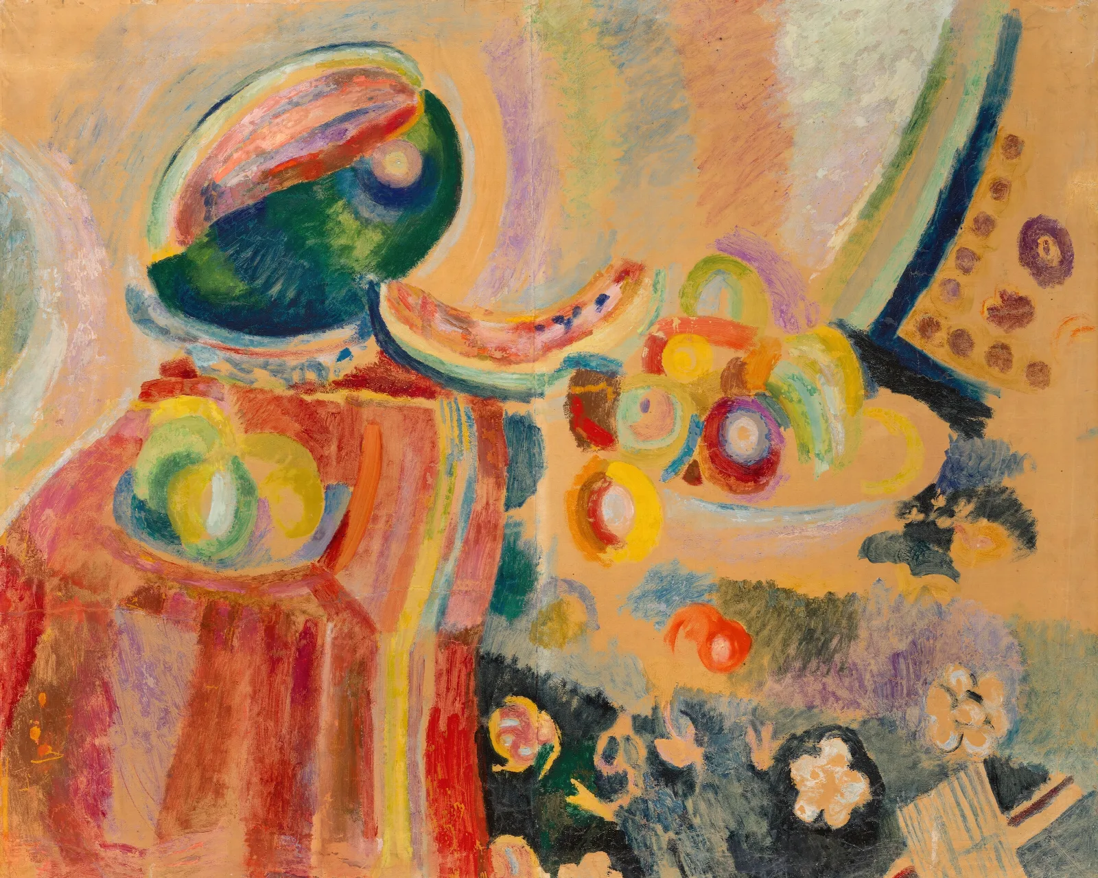 Nature Morte Portugaise 2 Wall Art by Robert Delaunay - Canvas Print