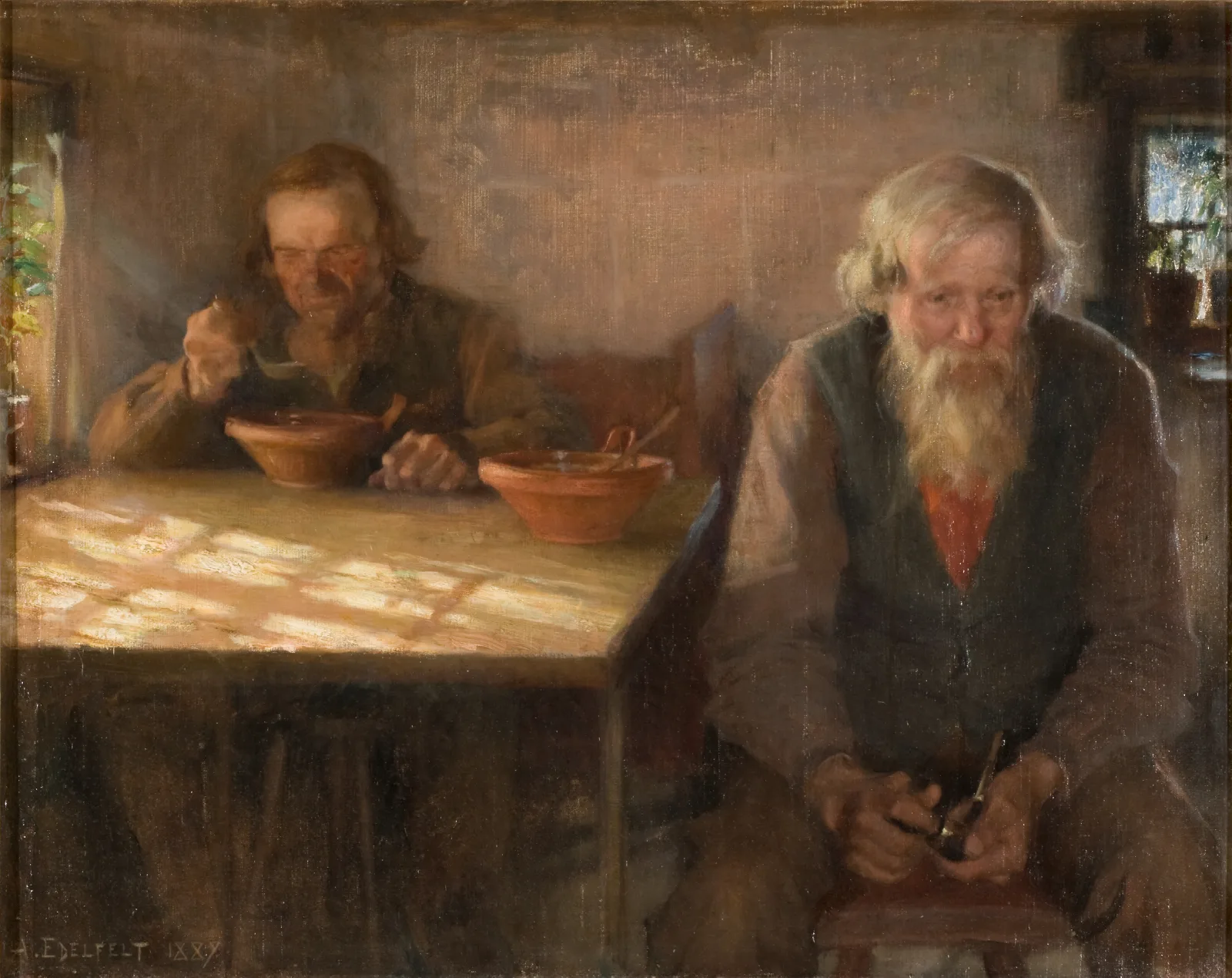 The Day Of Rest Wall Art by Albert Edelfelt - Canvas Print