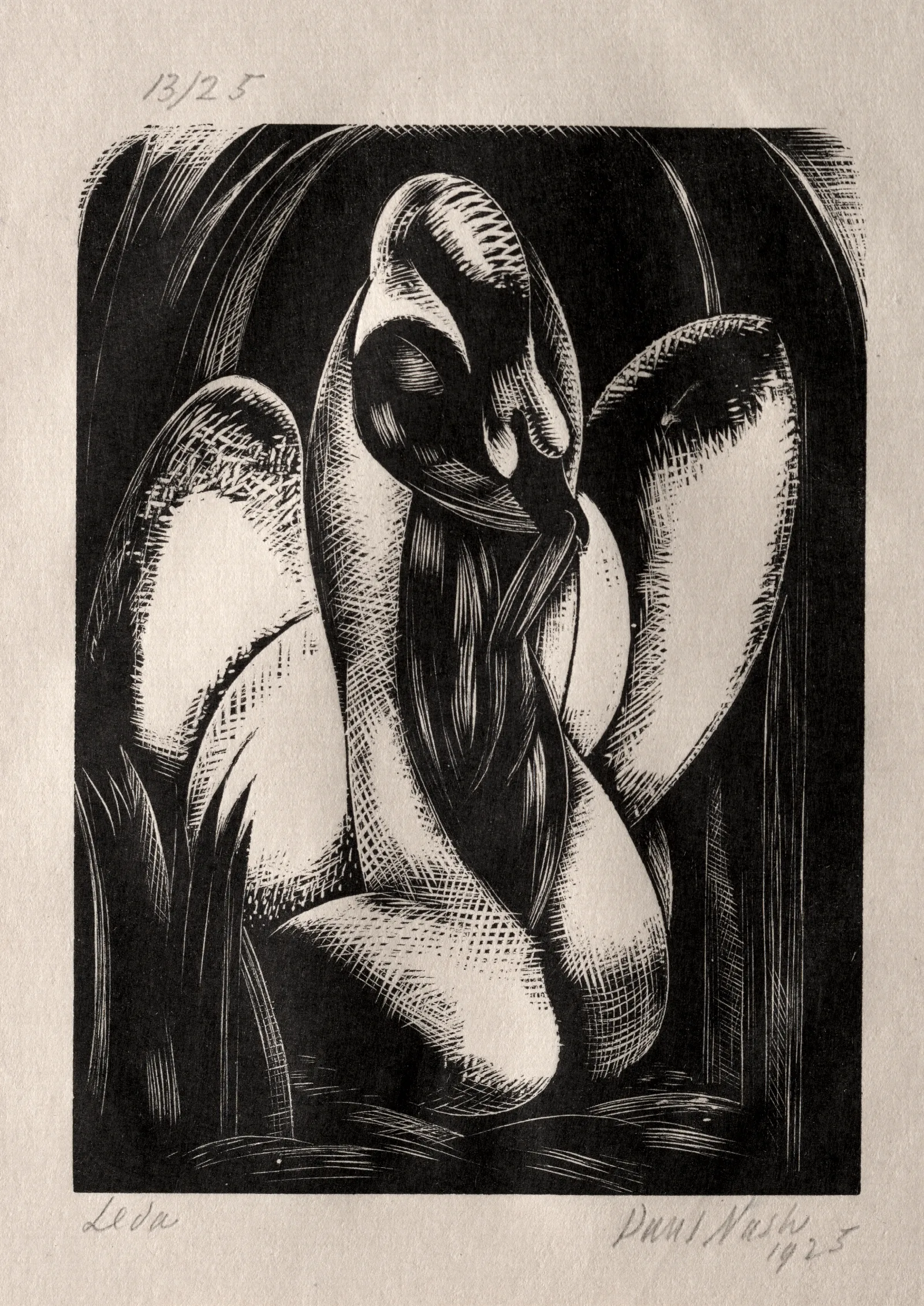 Leda 4 Wall Art by Paul Nash - Canvas Print