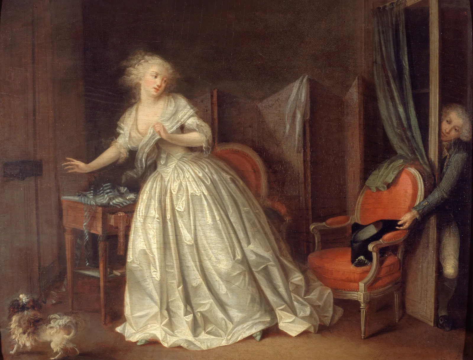 The Precipitate Departure Wall Art by Louis-Léopold Boilly - Canvas Print