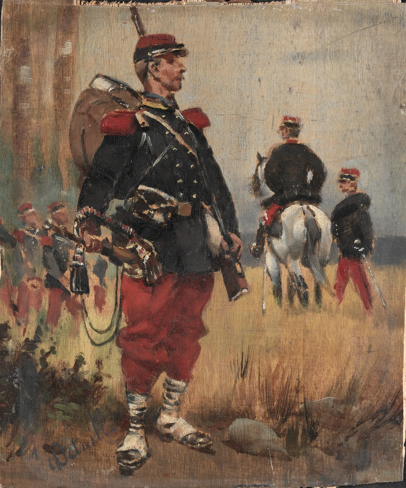 Soldiers Wall Art by Jean-Baptiste Édouard Detaille - Canvas Print