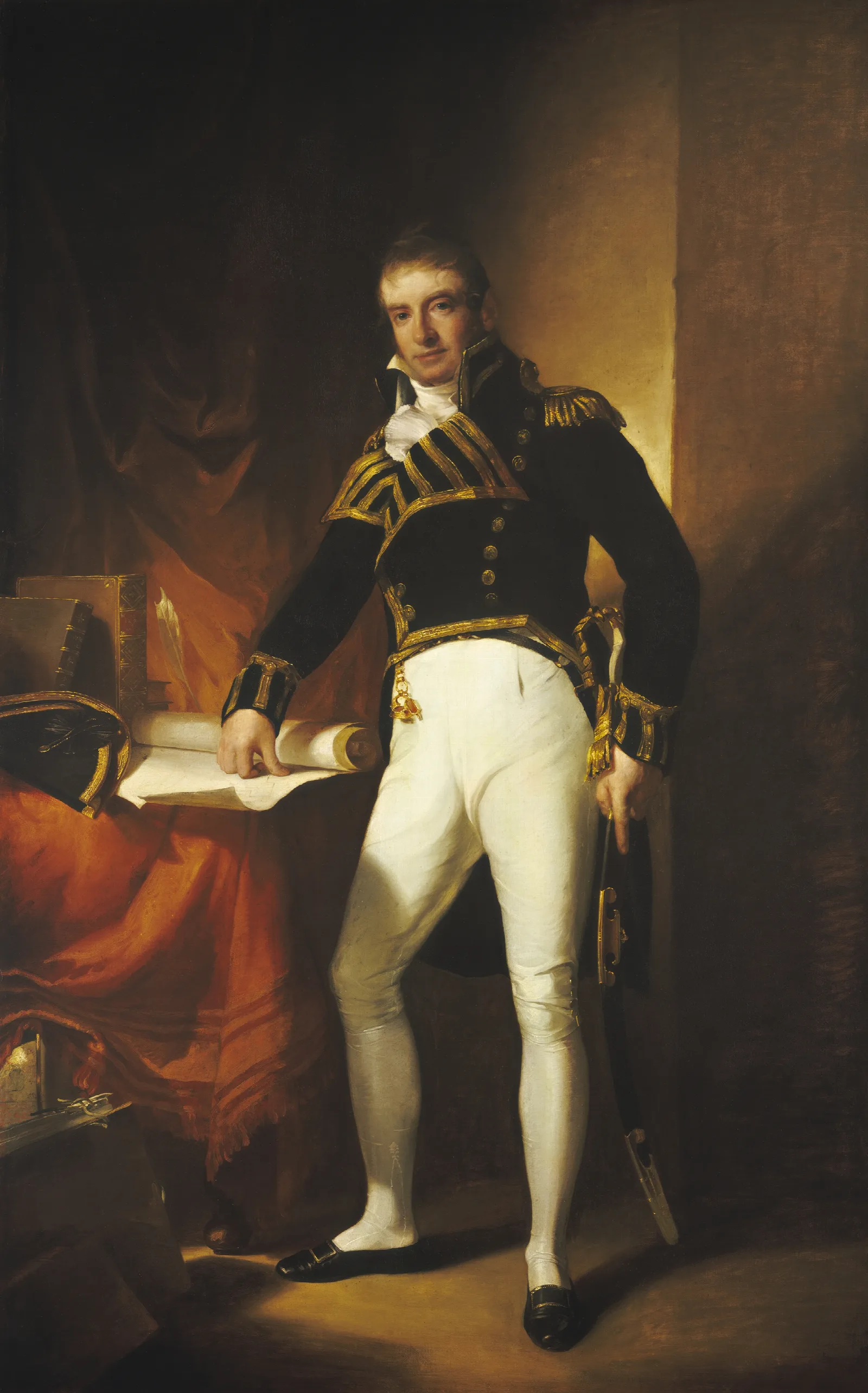 Captain Charles Stewart Wall Art by Thomas Sully - Canvas Print