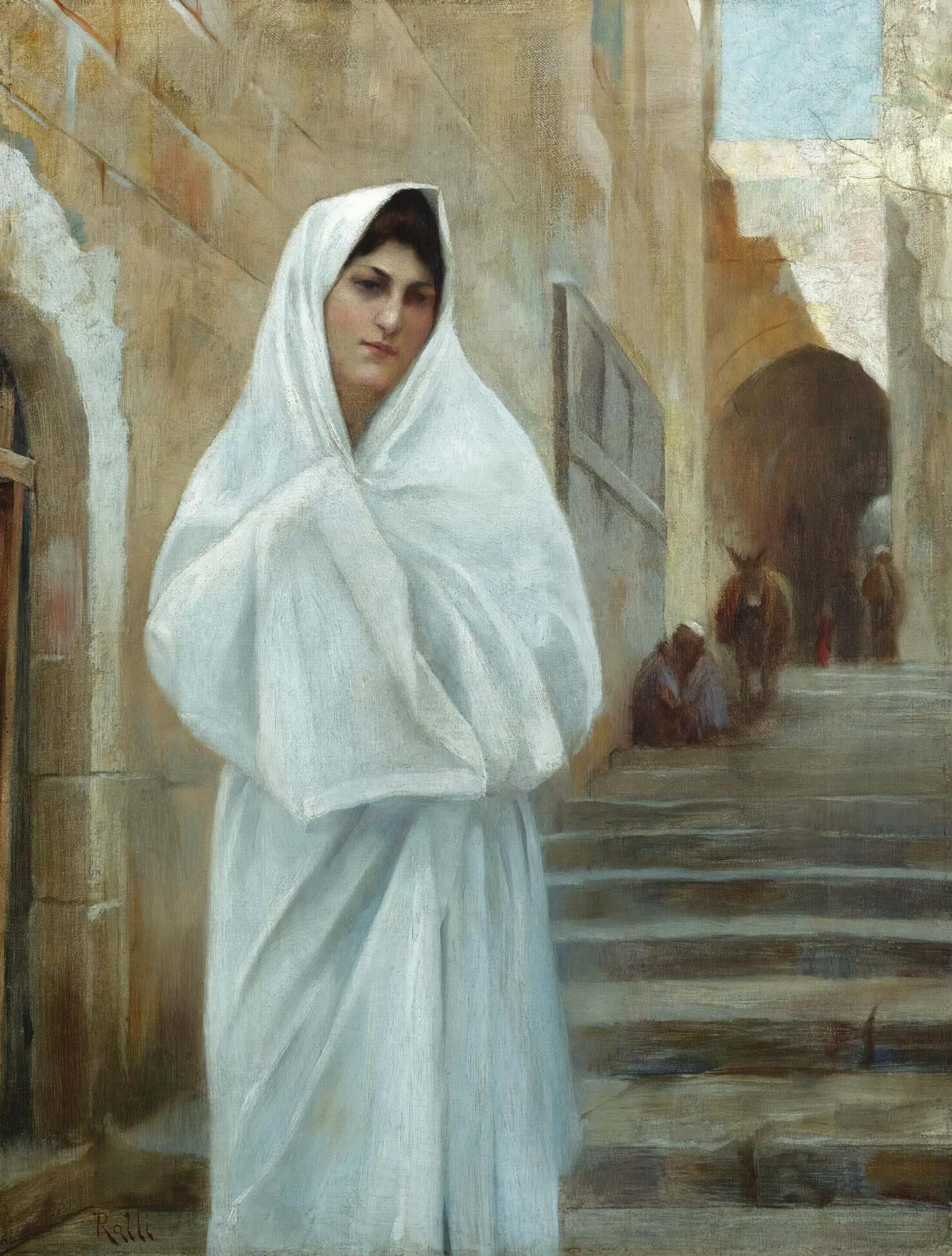 Young Girl Jerusalem Wall Art by Theodoros Ralli - Canvas Print