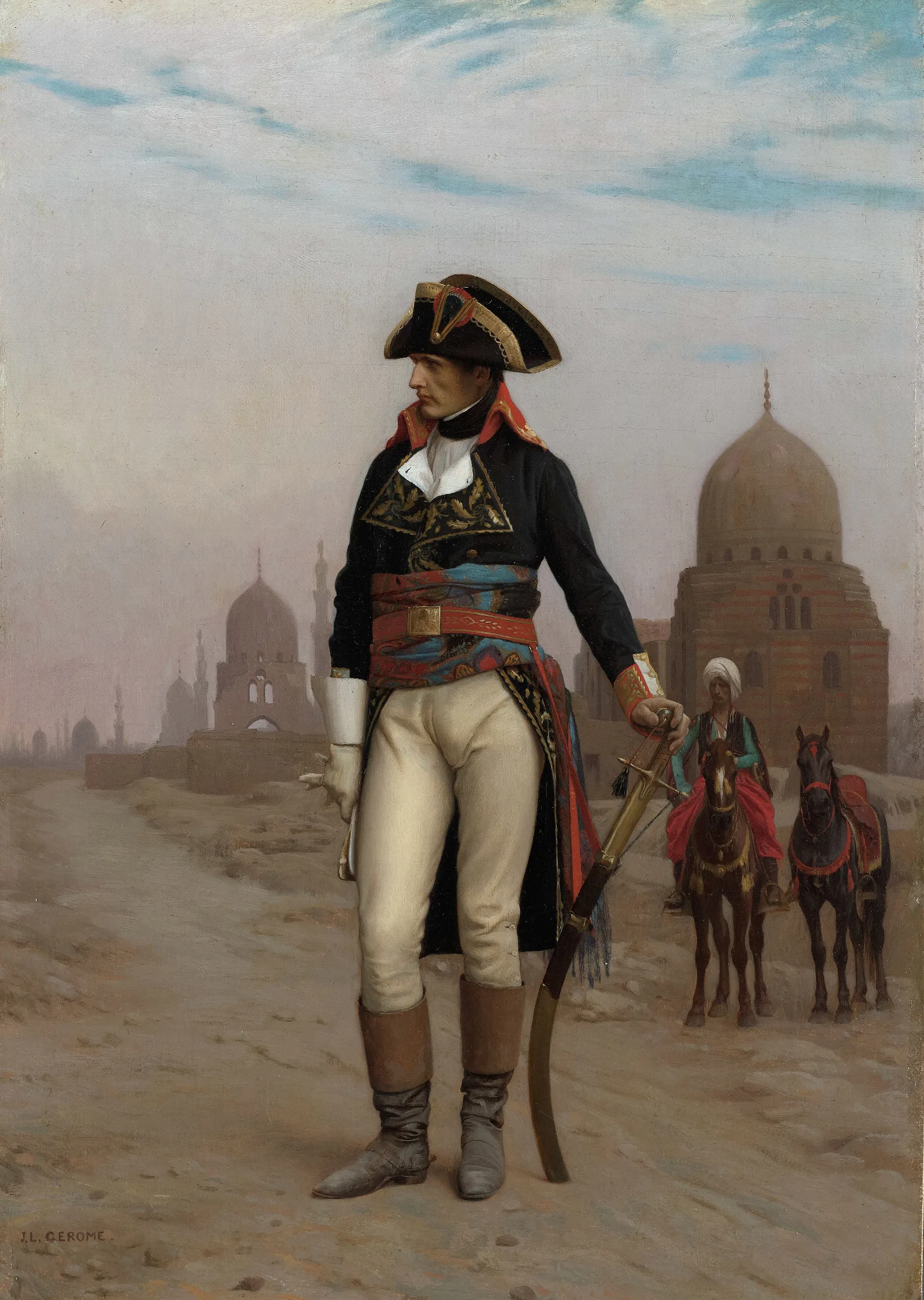 Napoleon In Egypt Wall Art by Jean-Léon Gérôme - Canvas Print