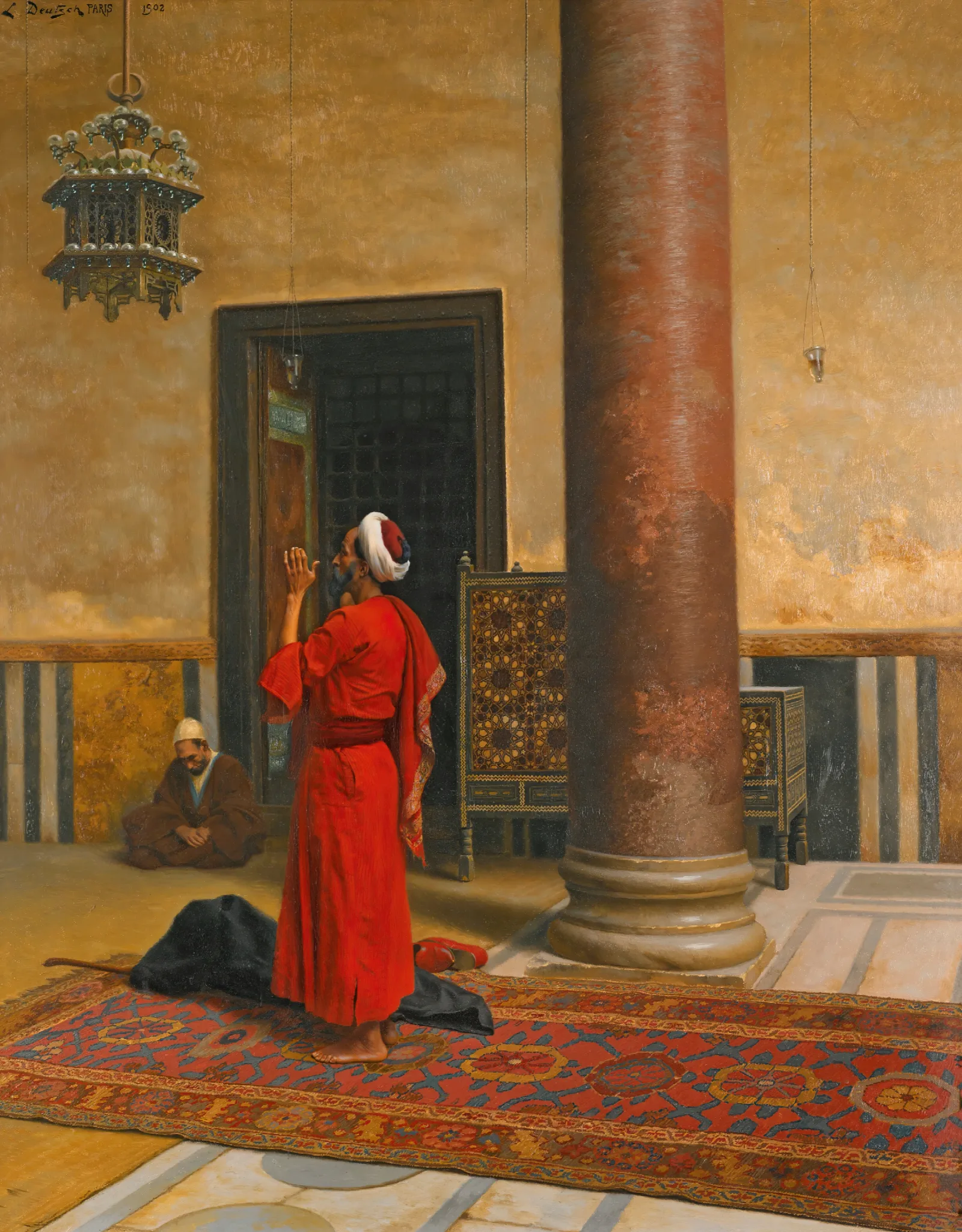 Morning Prayers 2 Wall Art by Ludwig Deutsch - Canvas Print