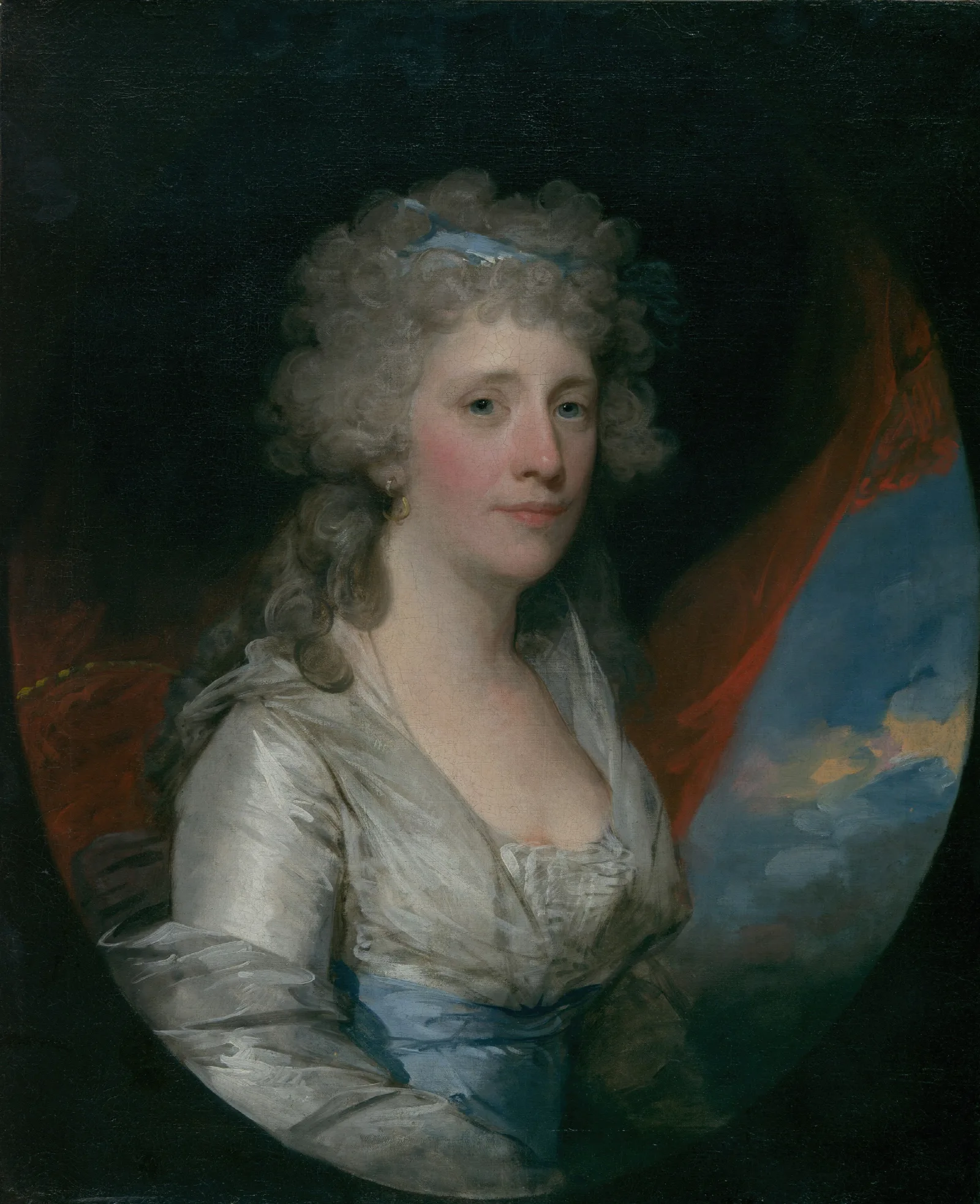 Mrs Joseph Anthony Jr Henrietta Hillegas Wall Art by Gilbert Stuart - Canvas Print