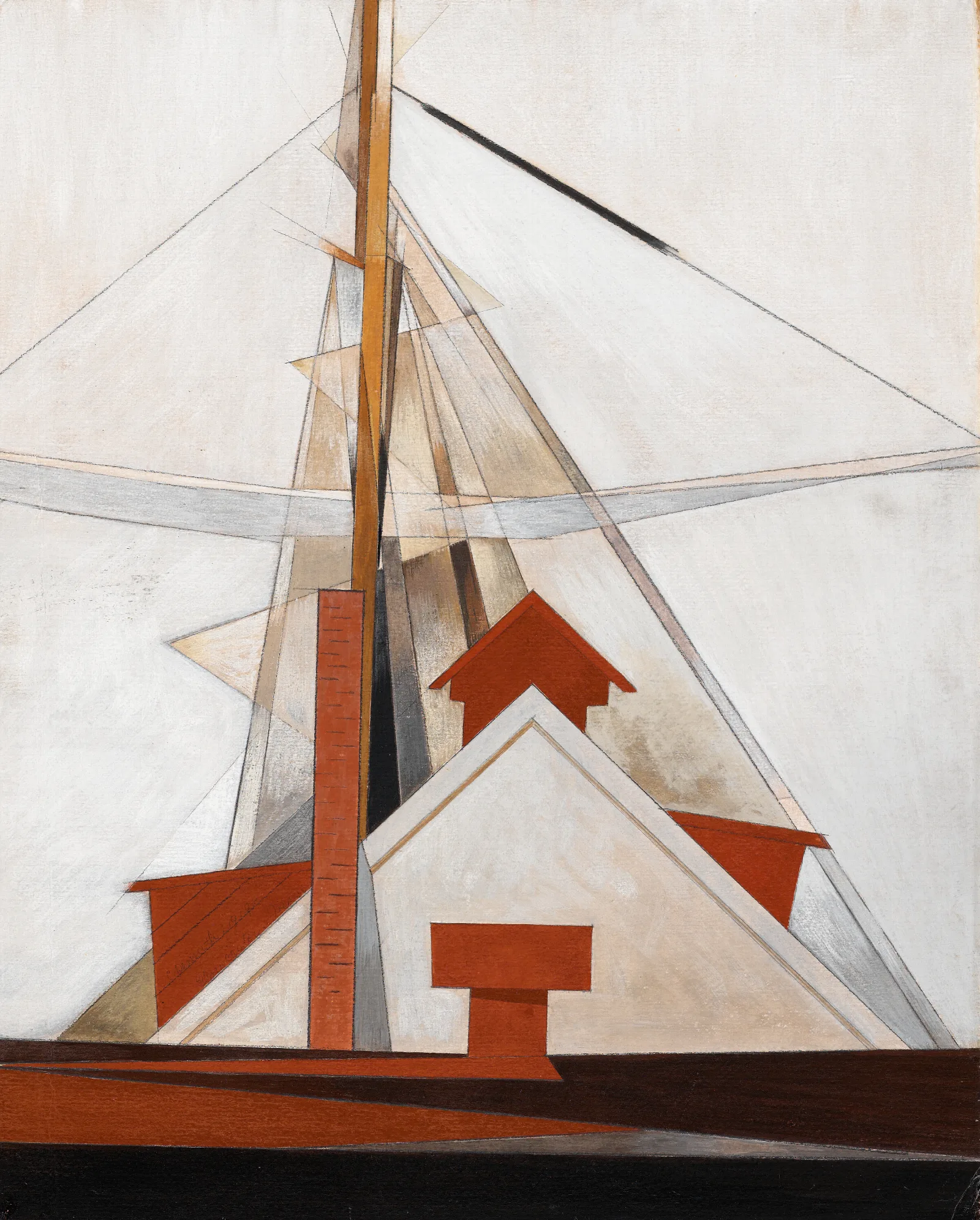 Masts Wall Art by Charles Demuth - Canvas Print