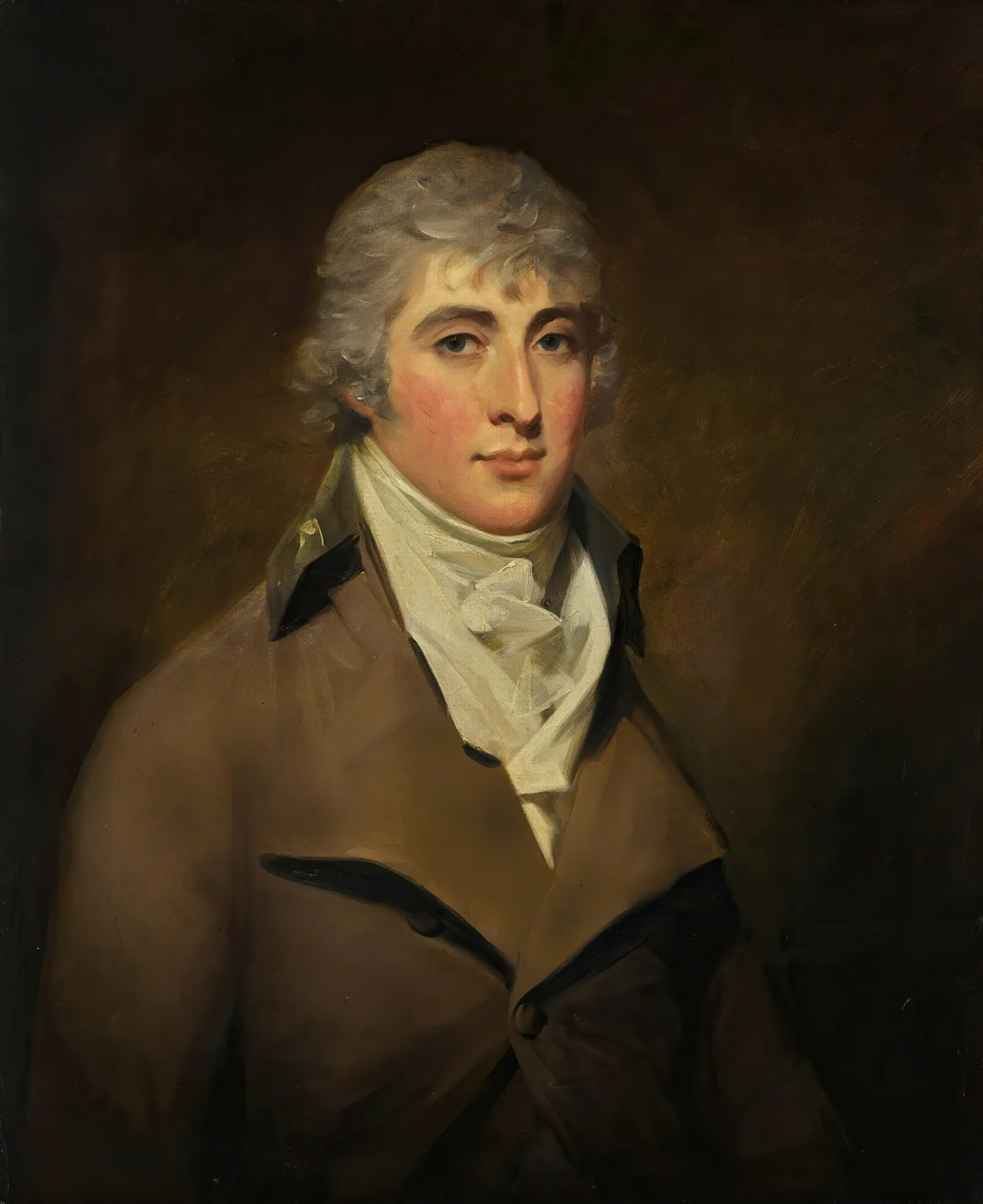 Portrait Of James Hepburn Wall Art by Sir Henry Raeburn - Canvas Print