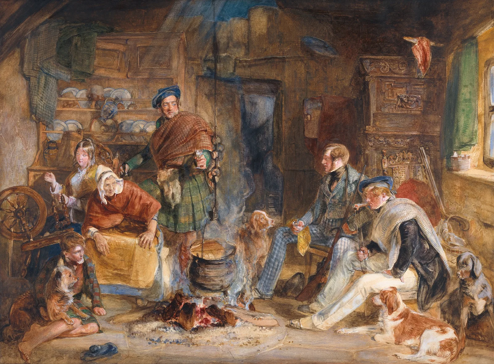 Highland Hospitality Wall Art by John Frederick Lewis - Canvas Print