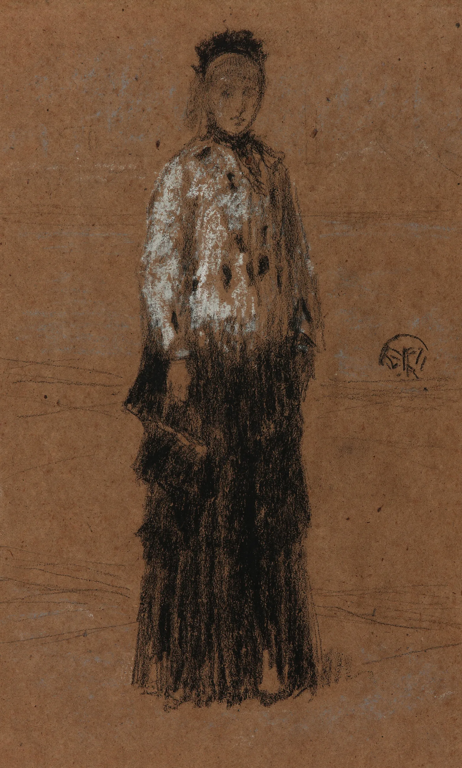 The Ermine Coat Wall Art by James Abbott McNeill Whistler - Canvas Print