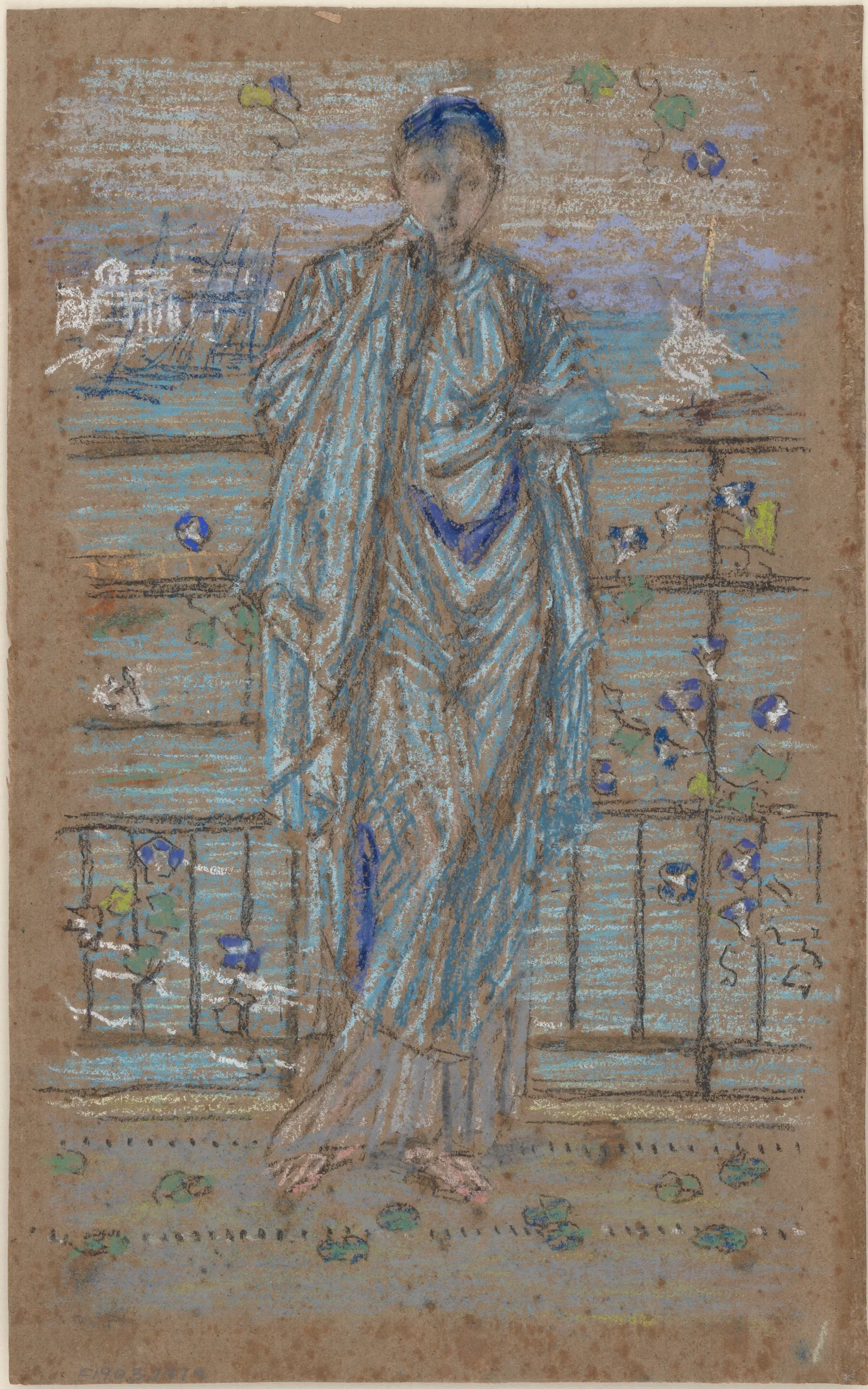 Morning Glories 3 Wall Art by James Abbott McNeill Whistler - Canvas Print