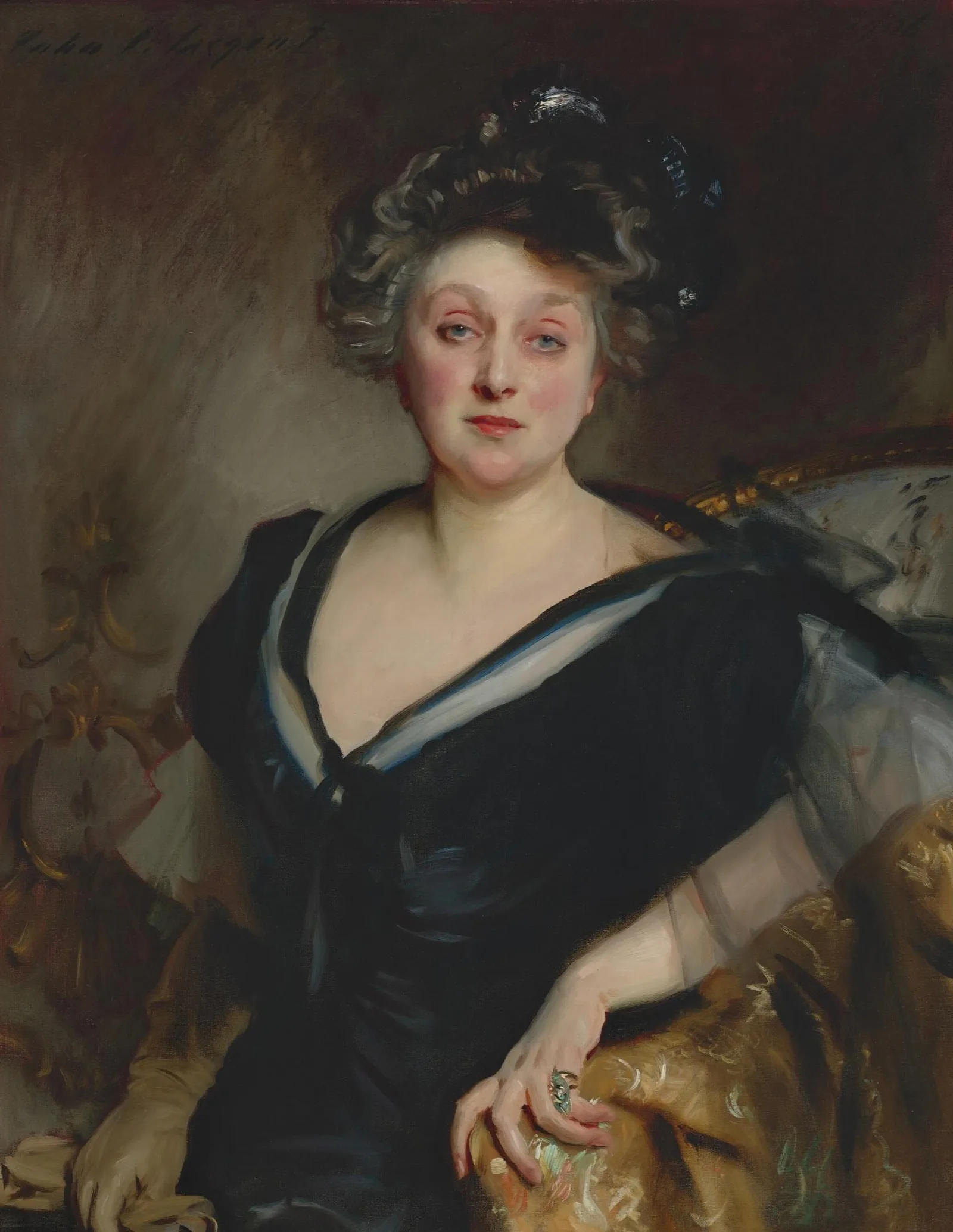 Mrs George Mosenthal Wall Art by John Singer Sargent - Canvas Print