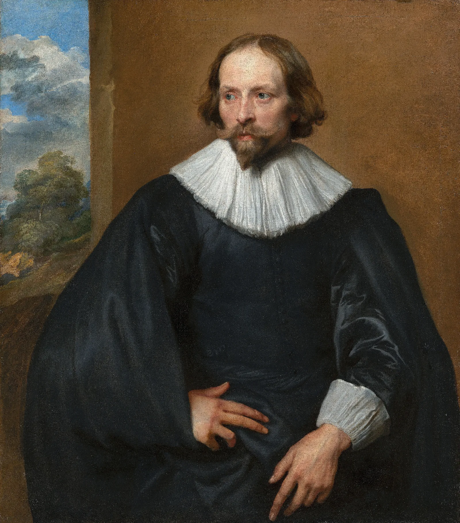 Portrait Of Quintijn Symons Wall Art by Anthony van Dyck - Canvas Print